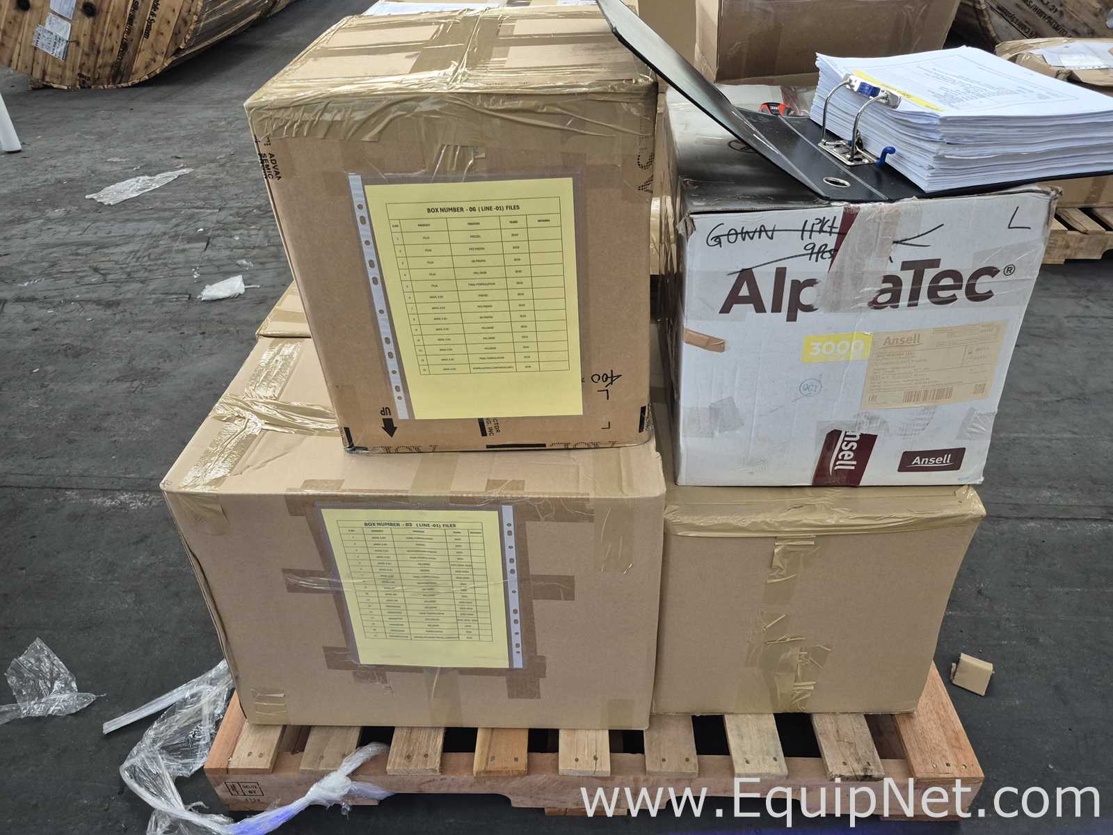 Lot of Prod plus Lab Documents - Checklist, Batch Sheets, Etc