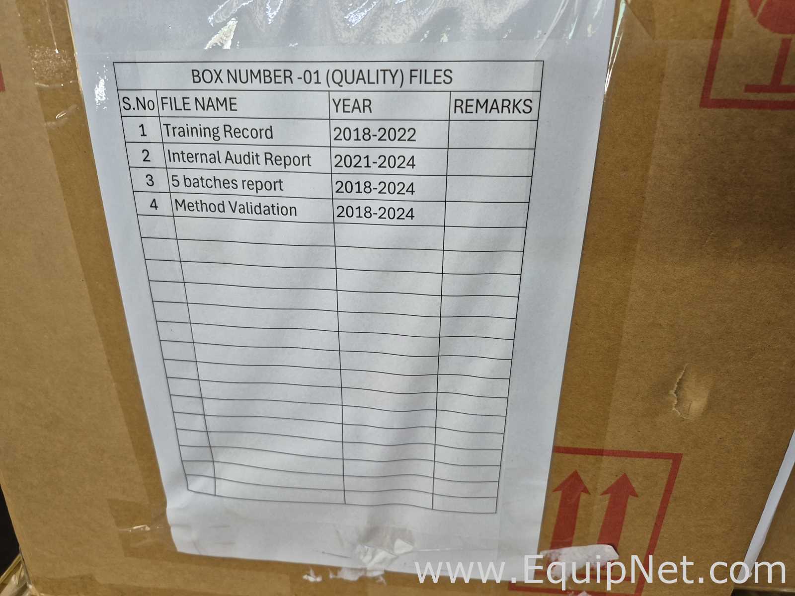 Lot of Prod plus Lab Documents - Checklist, Batch Sheets, Etc