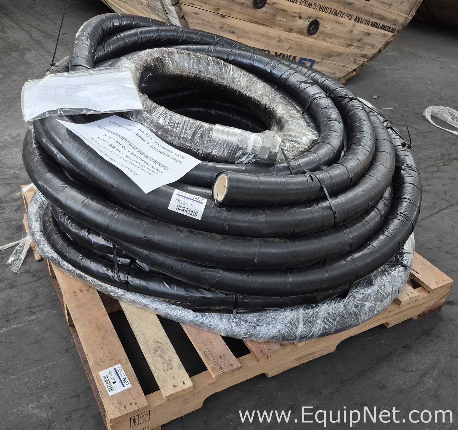 Lot of Rubber Flexible Hose For Air Compressor and Process Line - Pallet No21