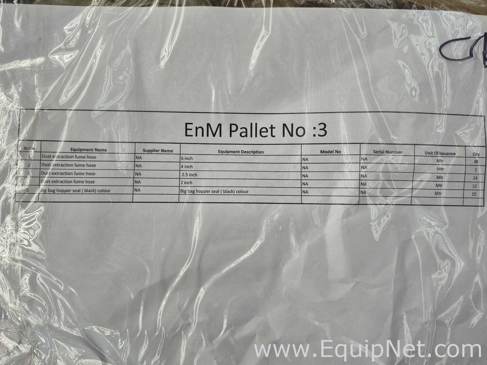 Dust and Fume Extraction Flexible Hose - Pallet No03