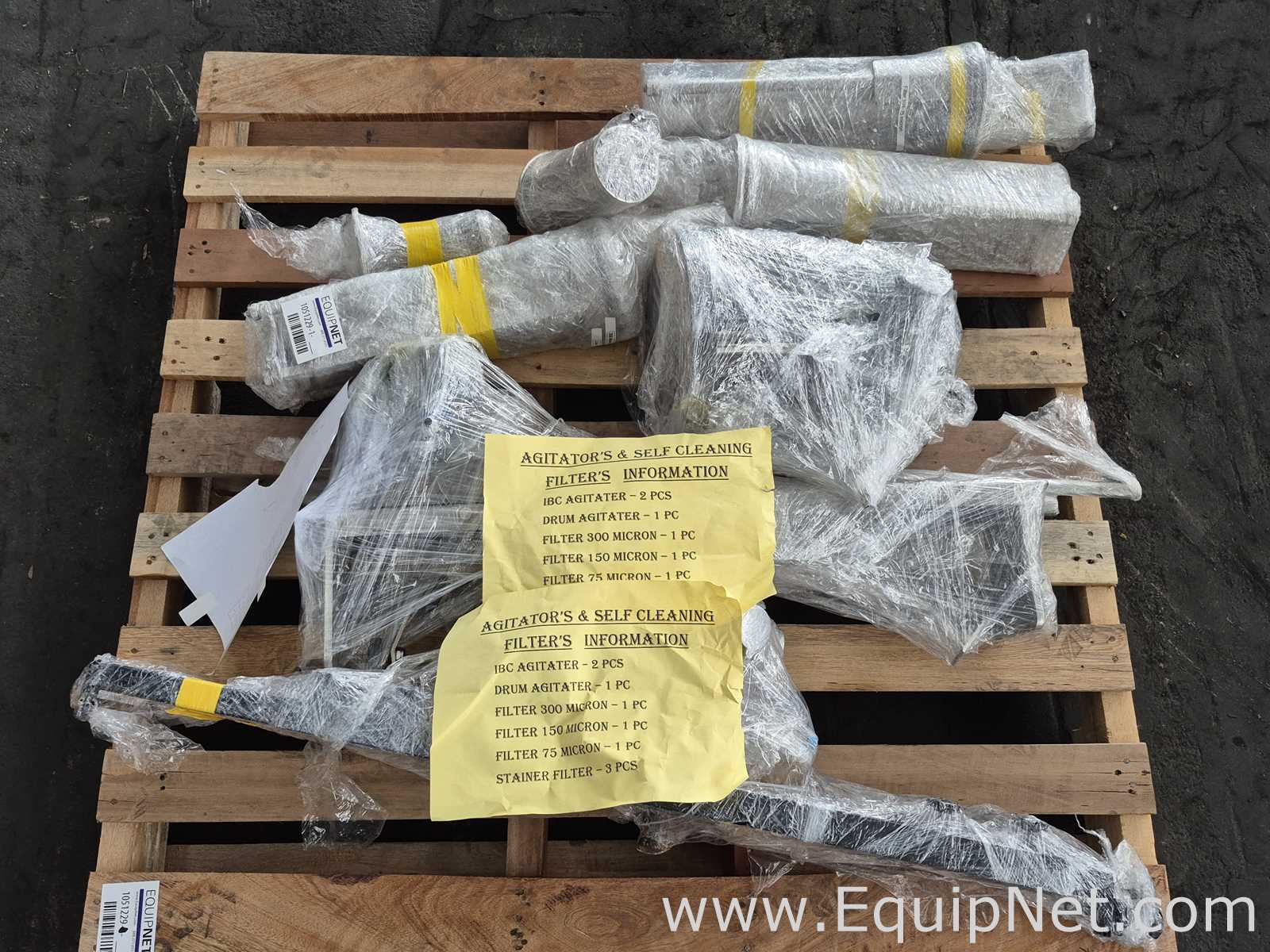 Lot of Drum and IBC Agitator, Bead Mill Filters - Pallet No77