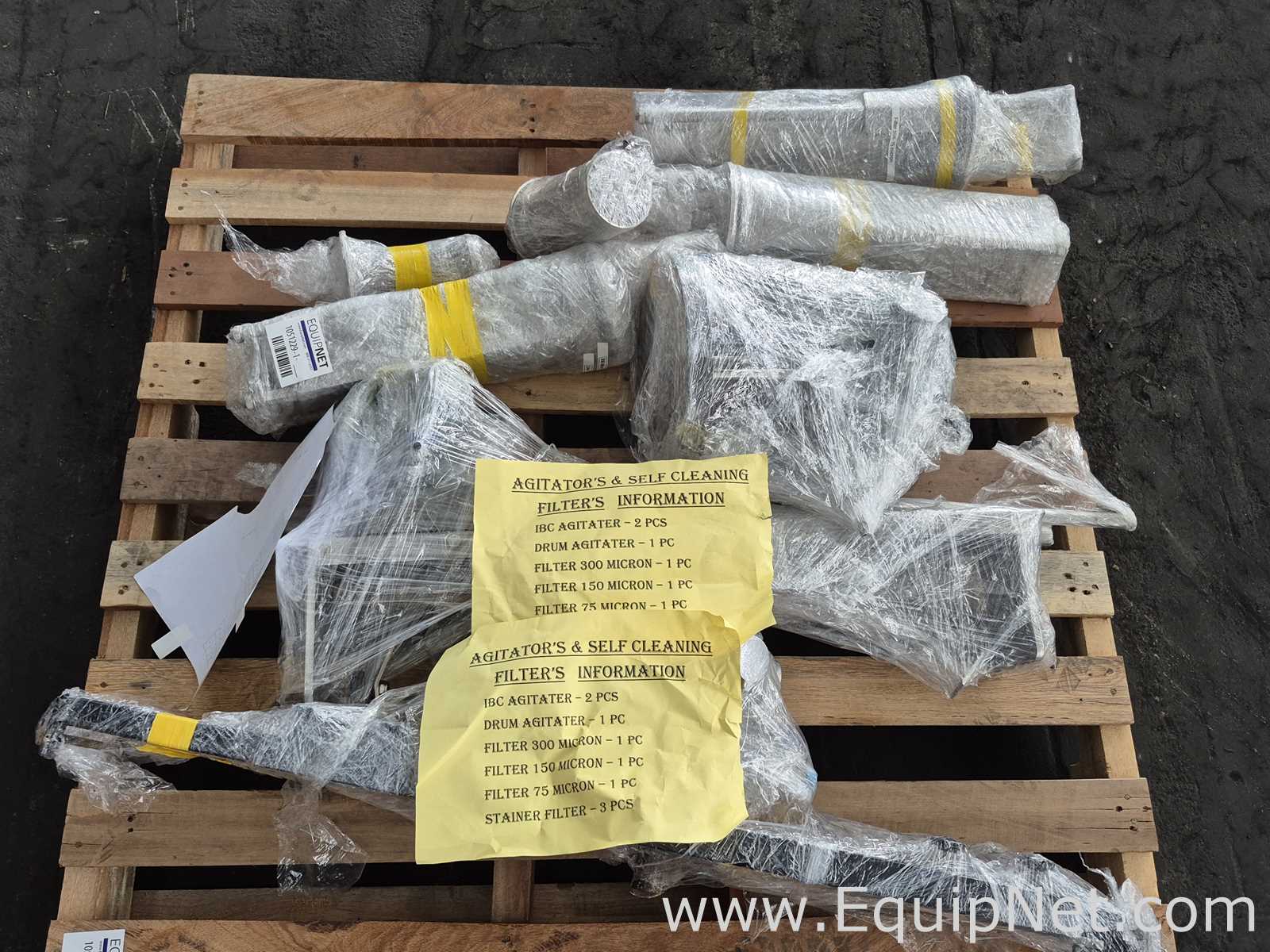 Lot of Drum and IBC Agitator, Bead Mill Filters - Pallet No77
