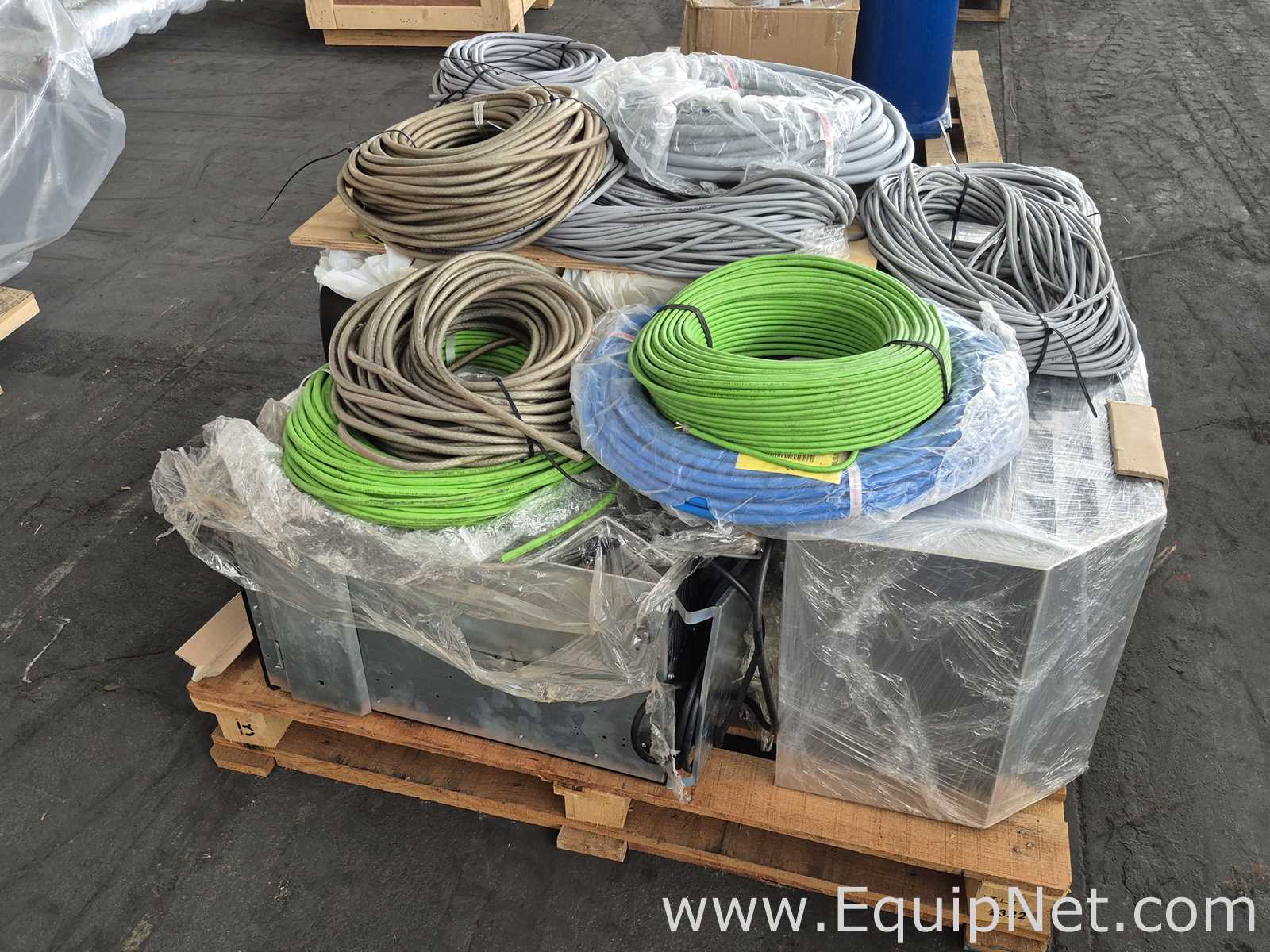 Lot of Battery Charger, Grundfoss Pump, Instrument Cables, Enclosure Cooling Unit - Pallet No 51