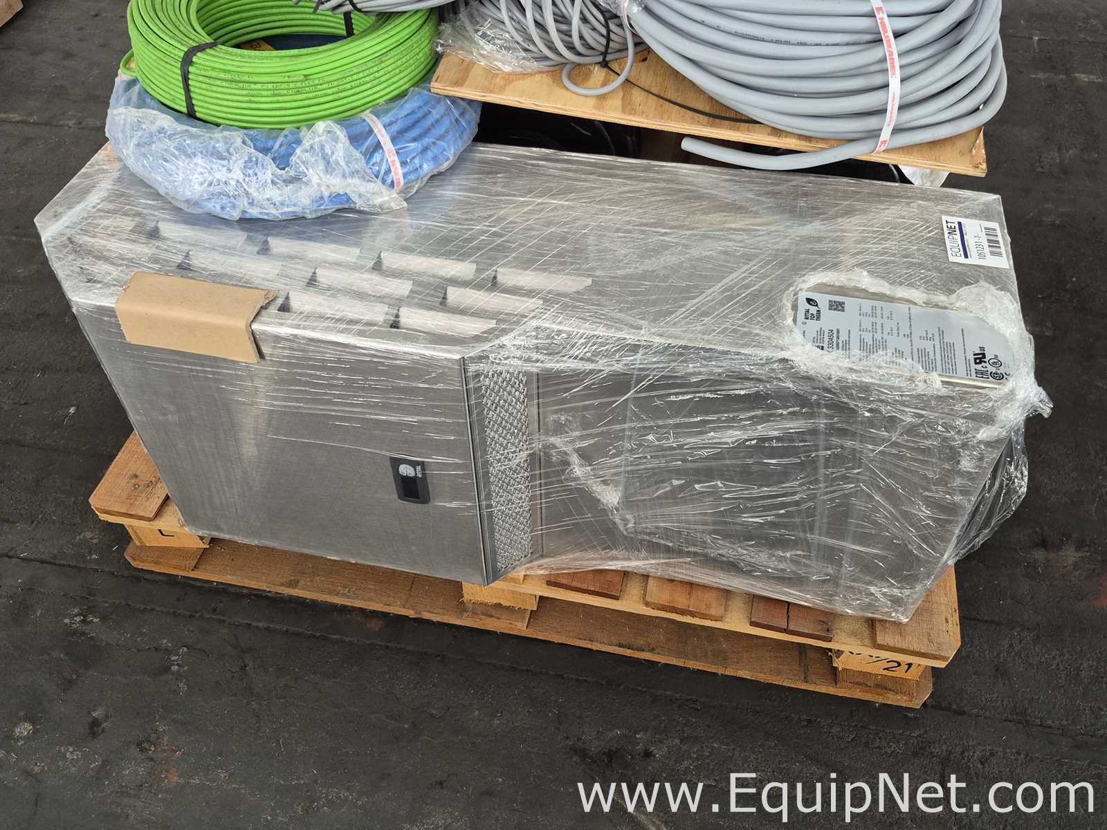 Lot of Battery Charger, Grundfoss Pump, Instrument Cables, Enclosure Cooling Unit - Pallet No 51