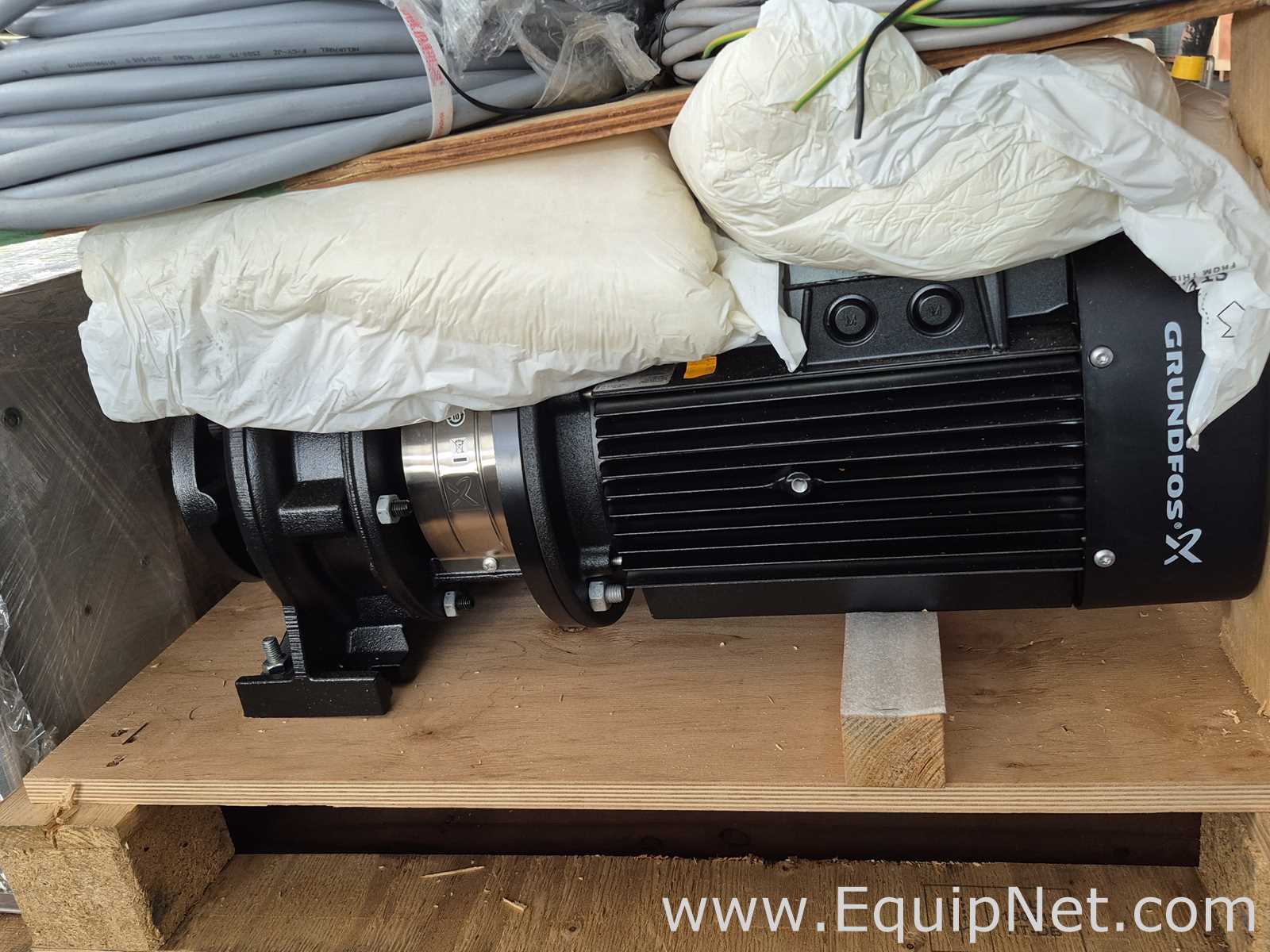 Lot of Battery Charger, Grundfoss Pump, Instrument Cables, Enclosure Cooling Unit - Pallet No 51