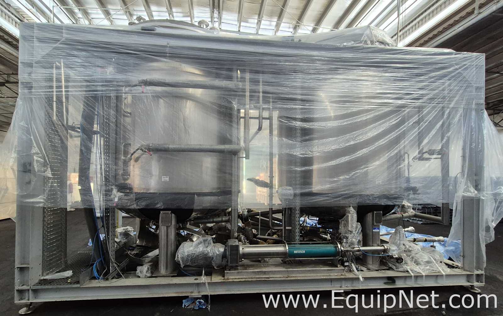 Netzsch 6000L Formulation 2 High Speed Mixing Vessel 5121 - Skid 4-1 Cooling-Buffer Transfer Station