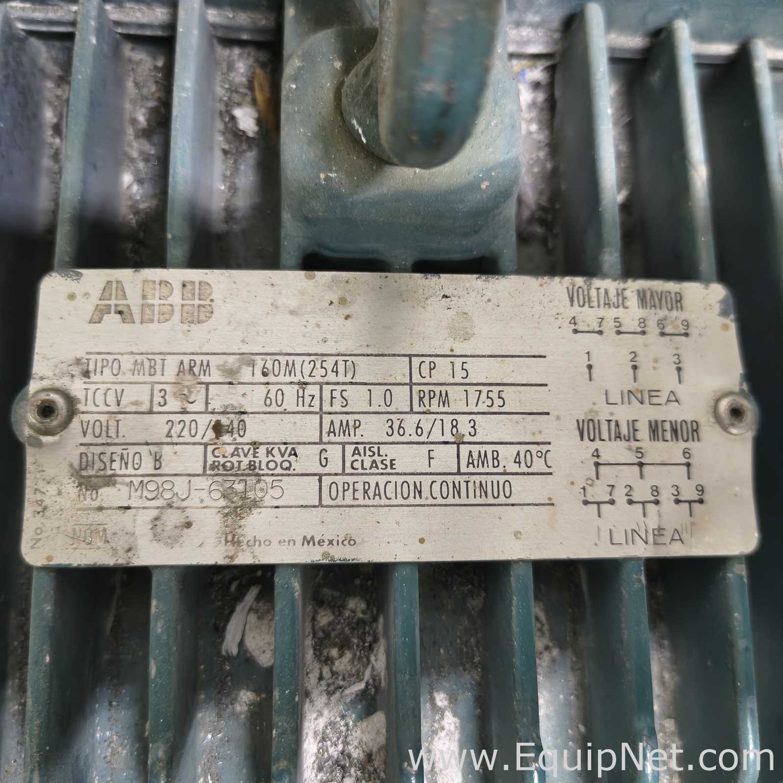 ABB MBT ARM 160M 254T Motor