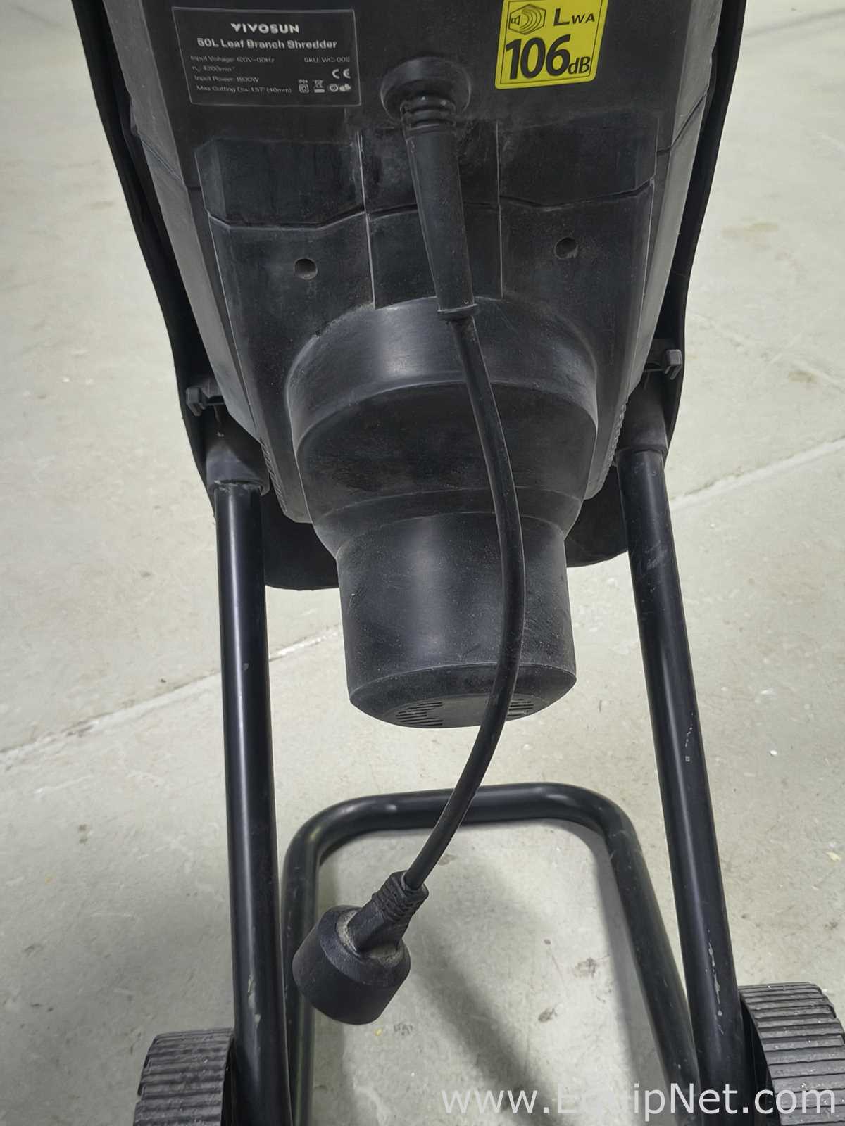 Triturador Vivosun 50L LEAF BRANCH SHREDDER