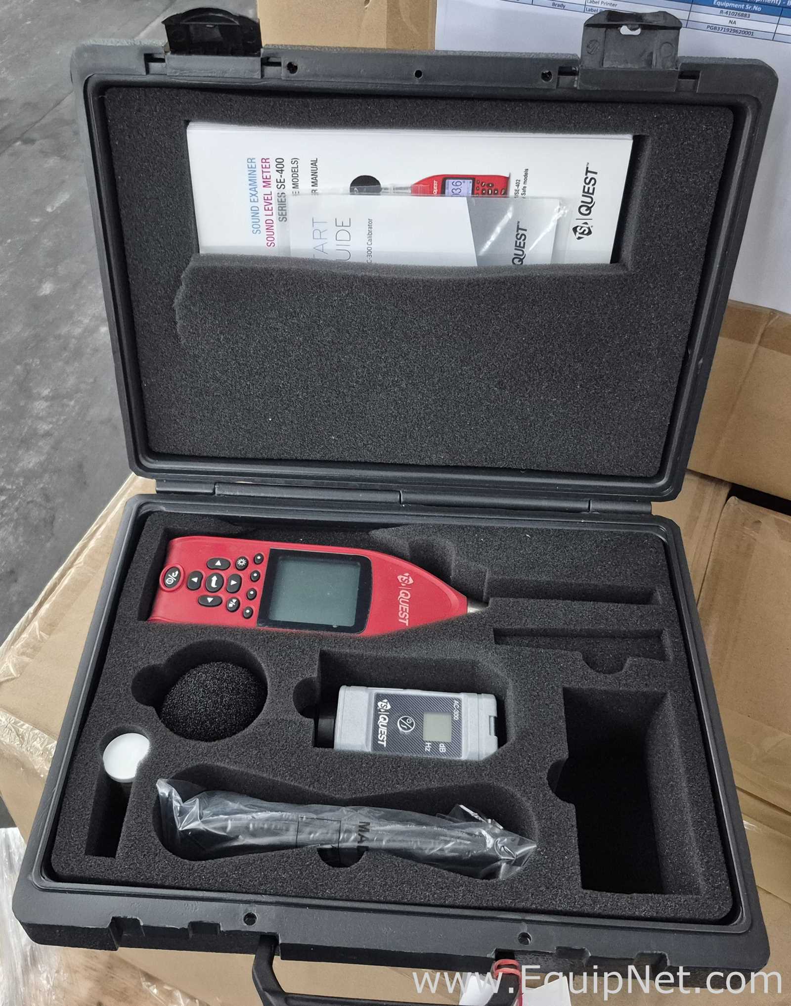 Lot of Eng Test Equipment - Thermal Imager, Belt Tension Check, Vibration Meter - Pallet No 63