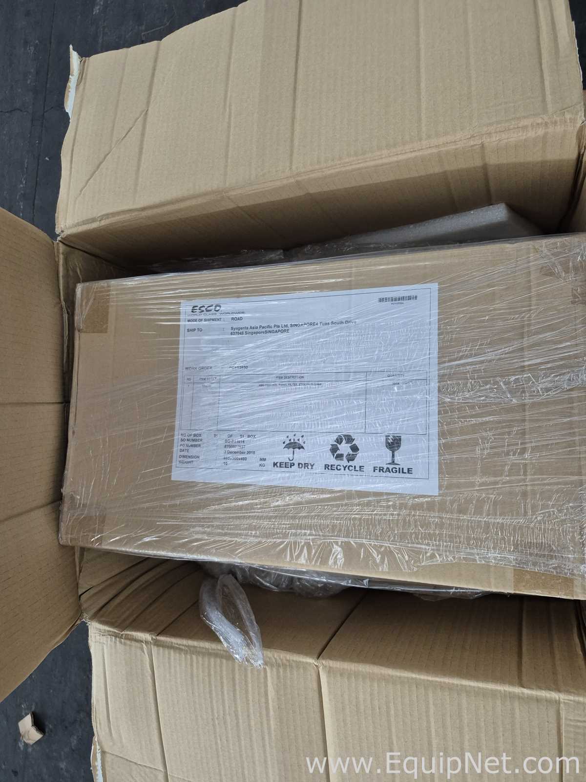 Lot of Down Flow Booth Spare Parts - Pallet No 34