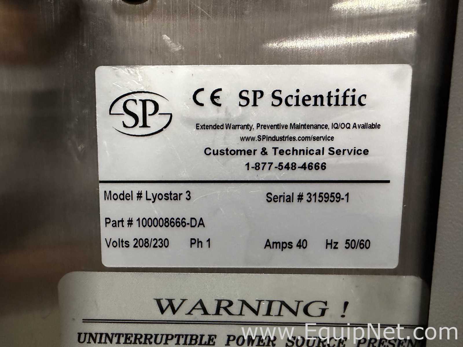 Liofilizadora SP Scientific Lyostar 3
