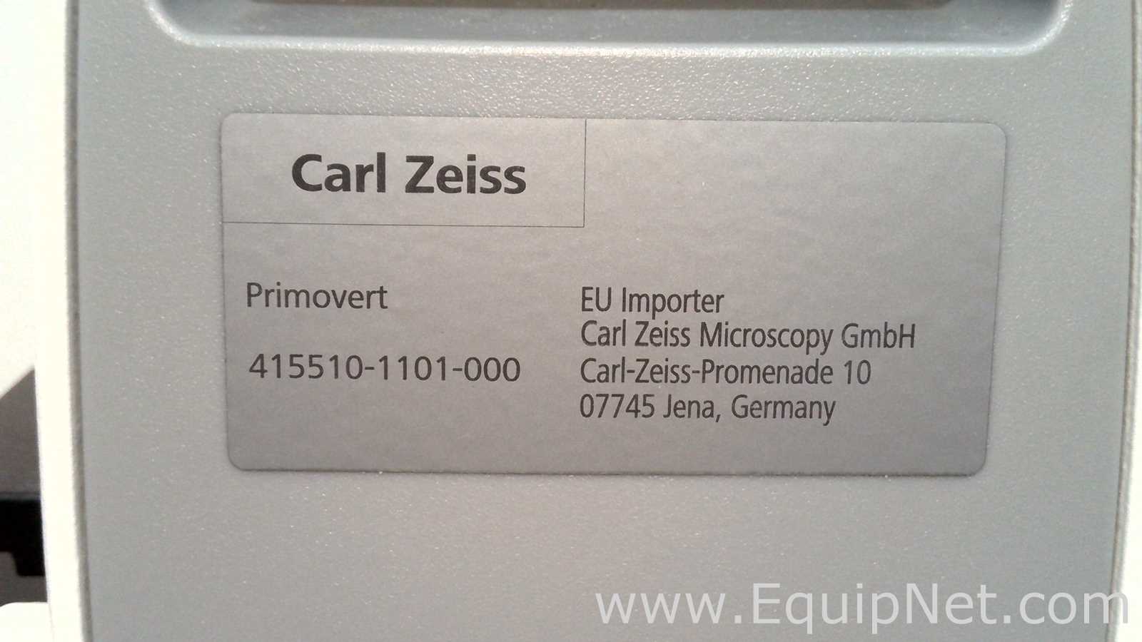 Carl Zeiss Primovert Inverted Phase Contrast Miscroscope