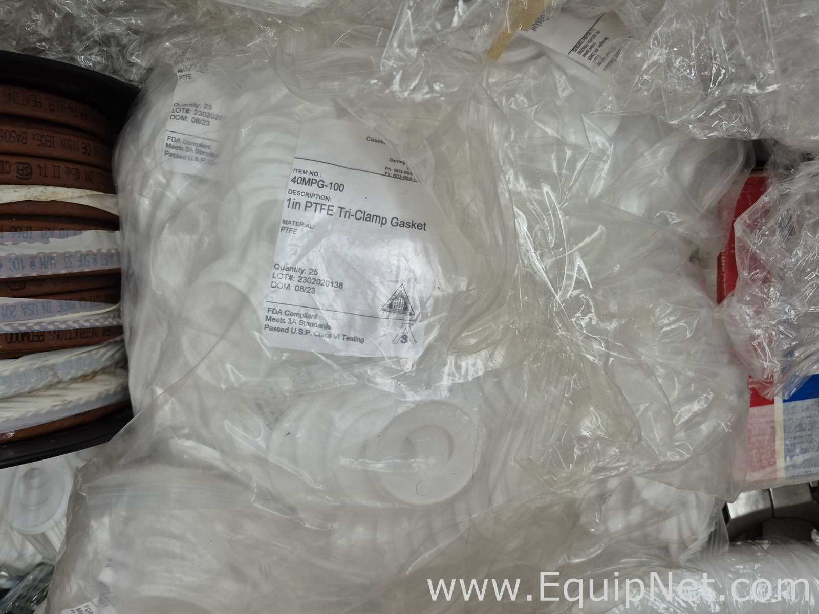 Lot of Process Line - High Pressure Clamp,Tri-Clamp and Gaskets - Pallet No 45