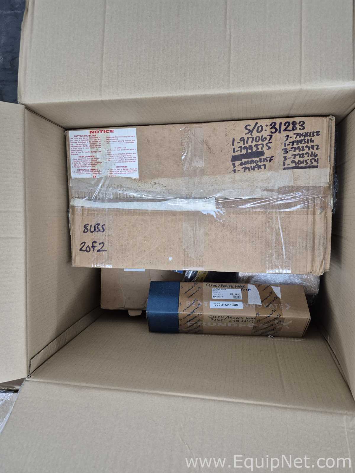 Lot of Water System Spare Parts - Pallet No 38