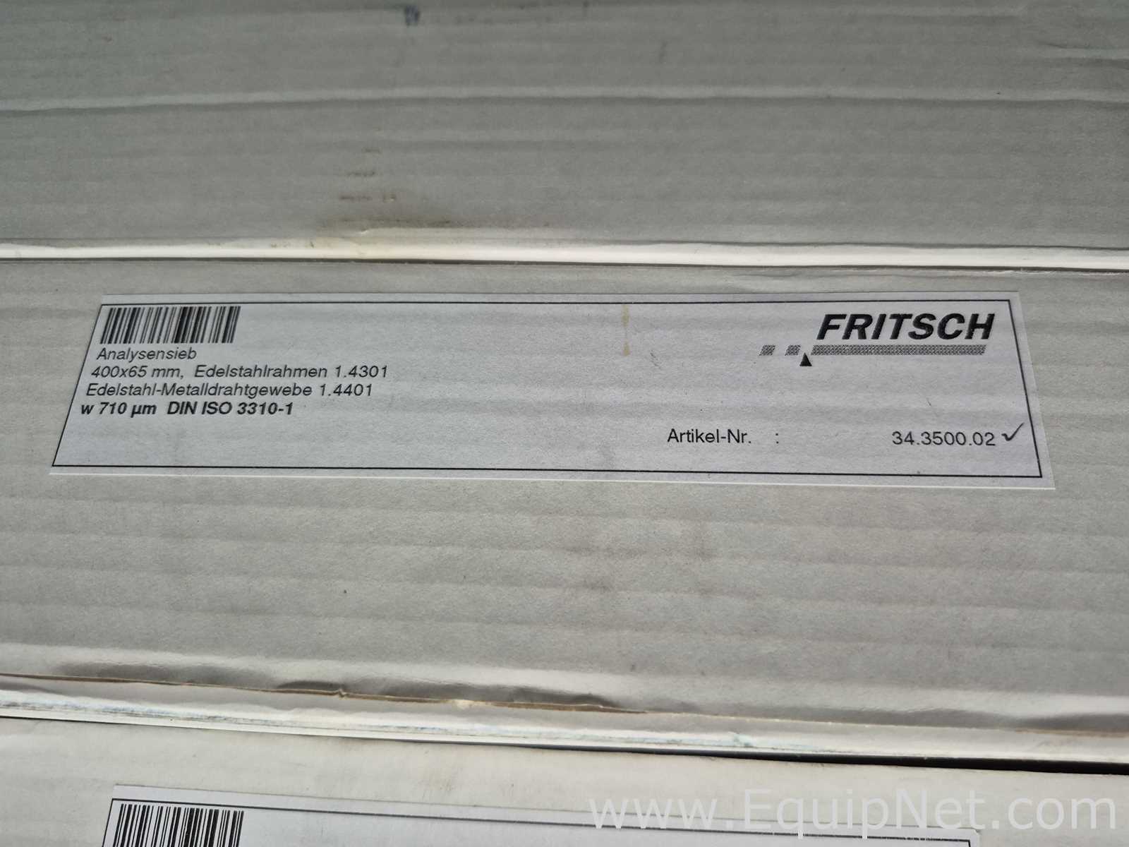 Fritsch Sieve Shaker and Sieves - Pallet No 02