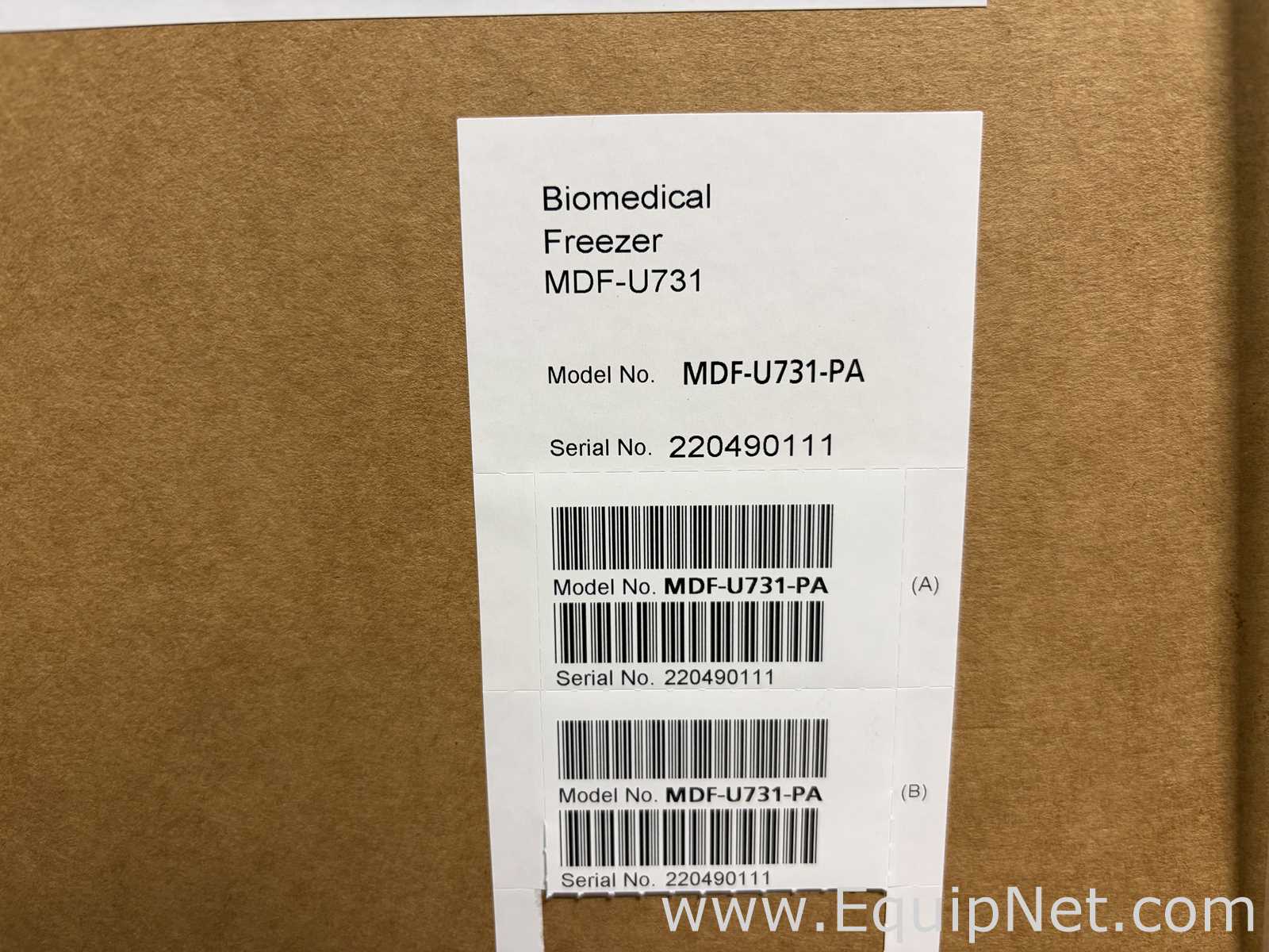 Freezer PHCBI MDF-U731-PA. Sem Uso