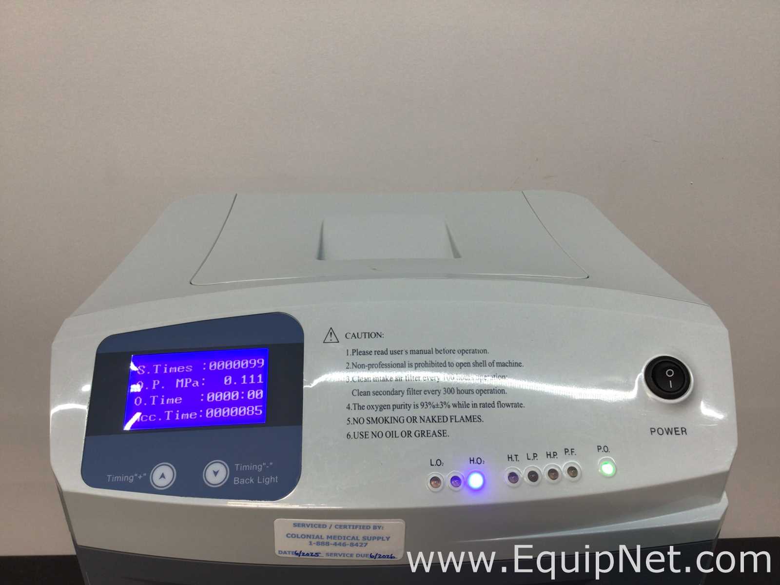 VetEquip OxyVet O2 Concentrator Anesthesia