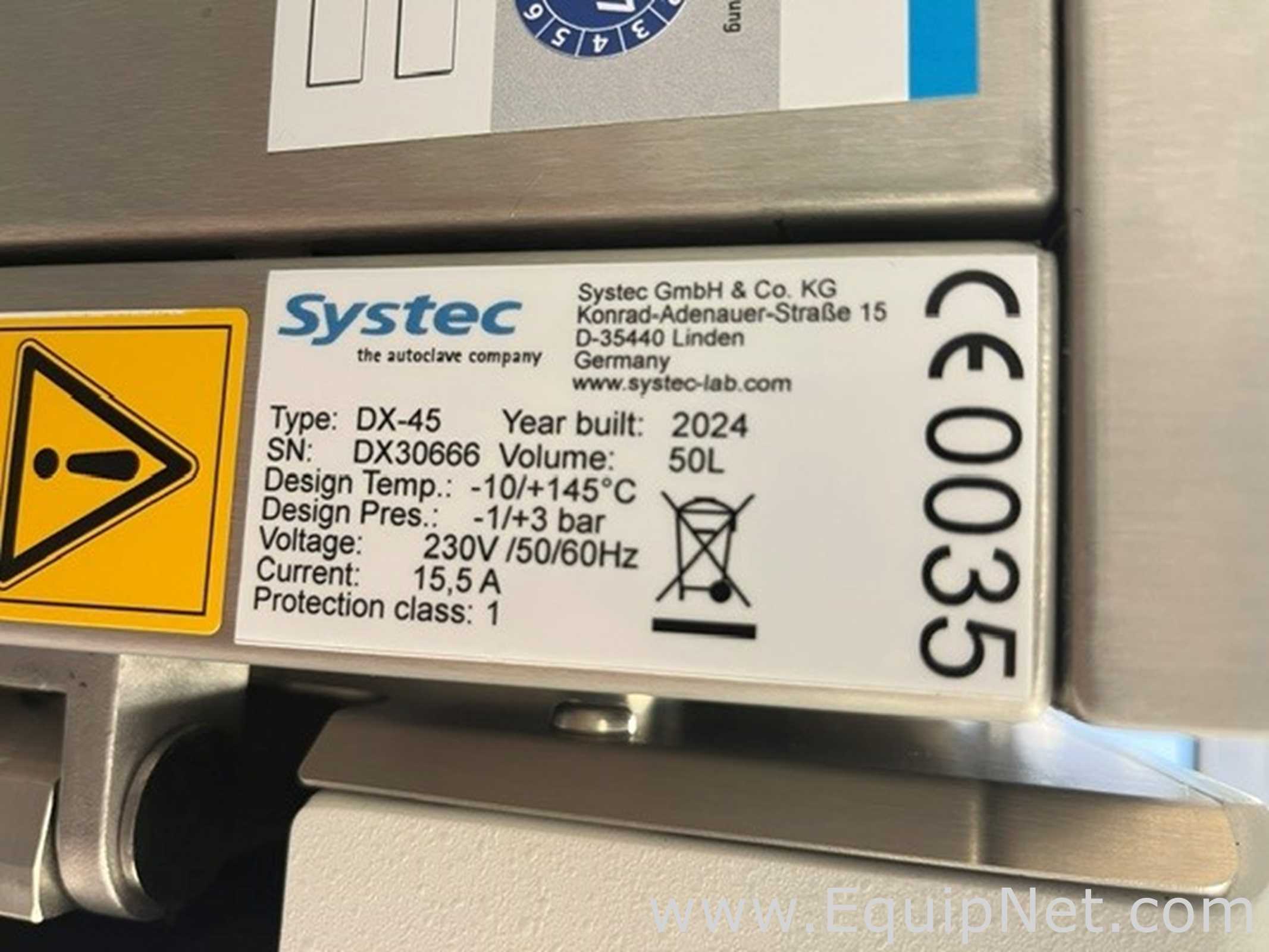 Sistema para Autoclaves Systec GmbH DX-45