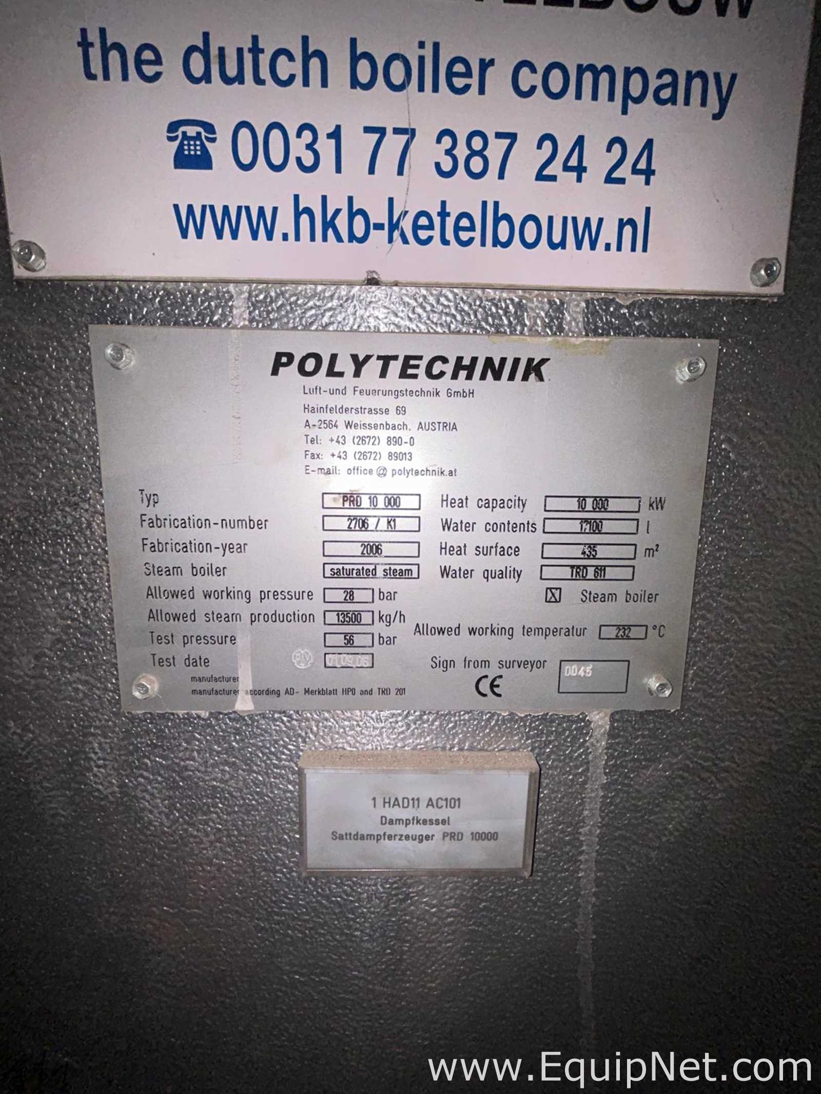 5000 kW Complete Electrical Generation Biomass Plant - MAN Turbo MARC2-C10 Steam Turbine Generator