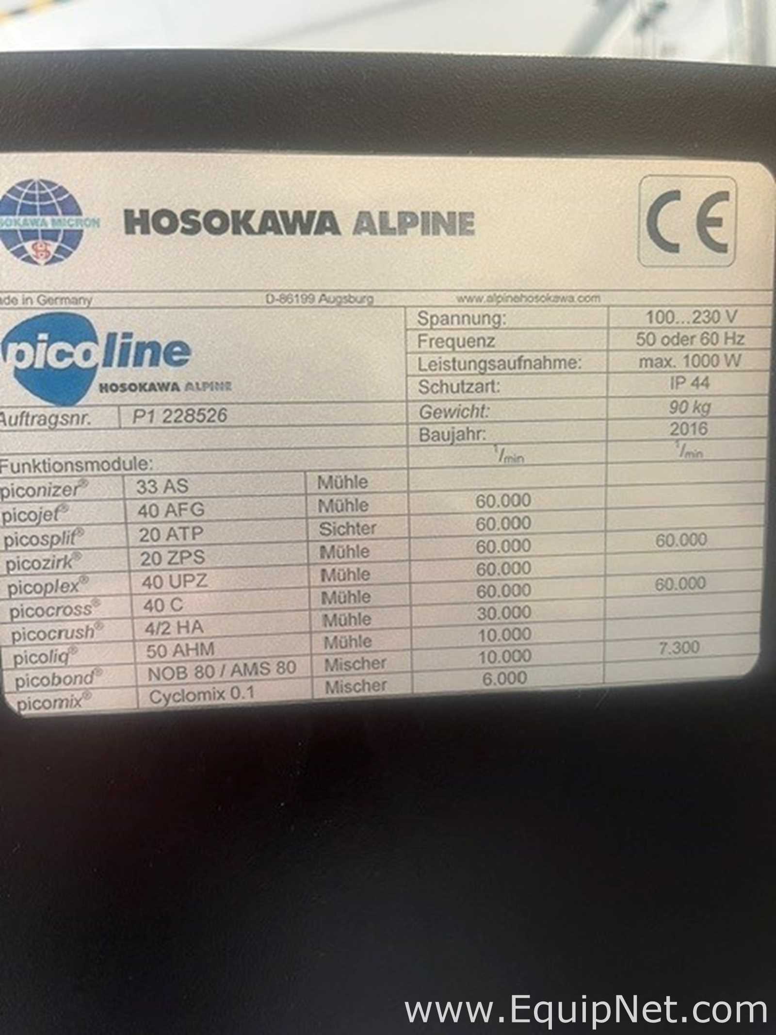 Línea de Fresadora Hosokawa Alpine Alpine