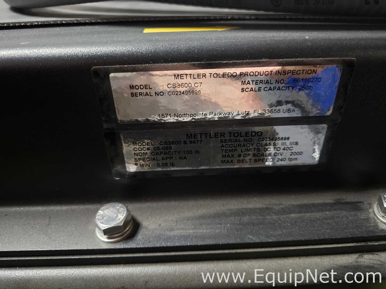 Verificador de Peso Mettler Toledo CS3600 C7