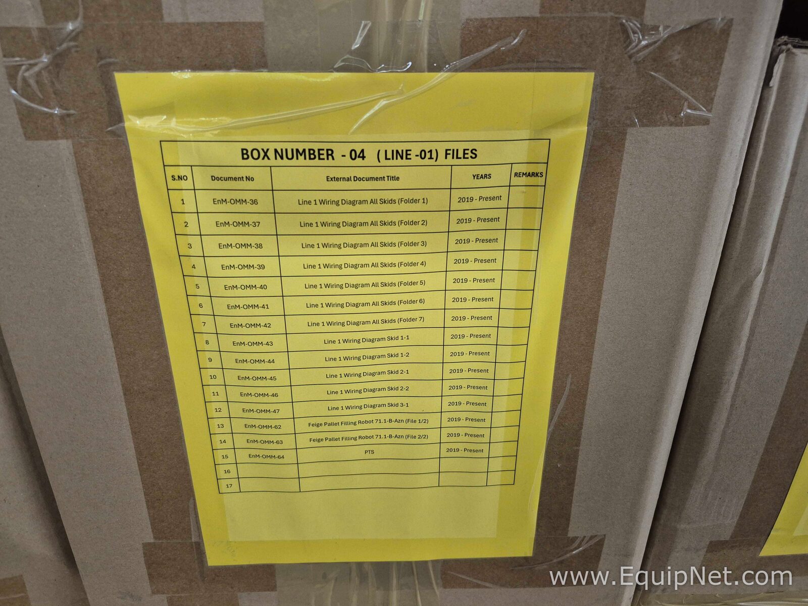 Linie Los aus  MRO/Reparaturteil Various 