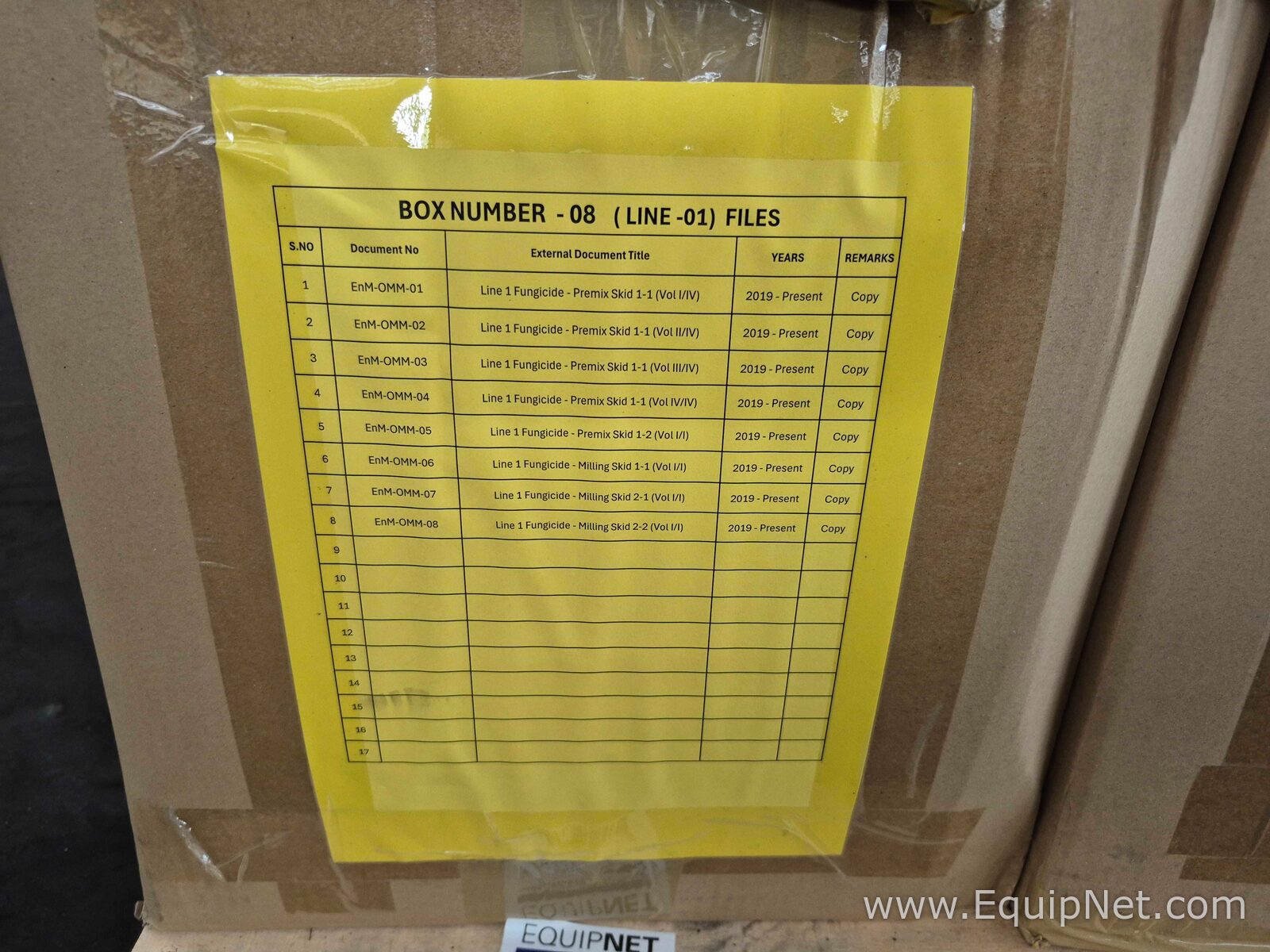 Linie Los aus  MRO/Reparaturteil Various 