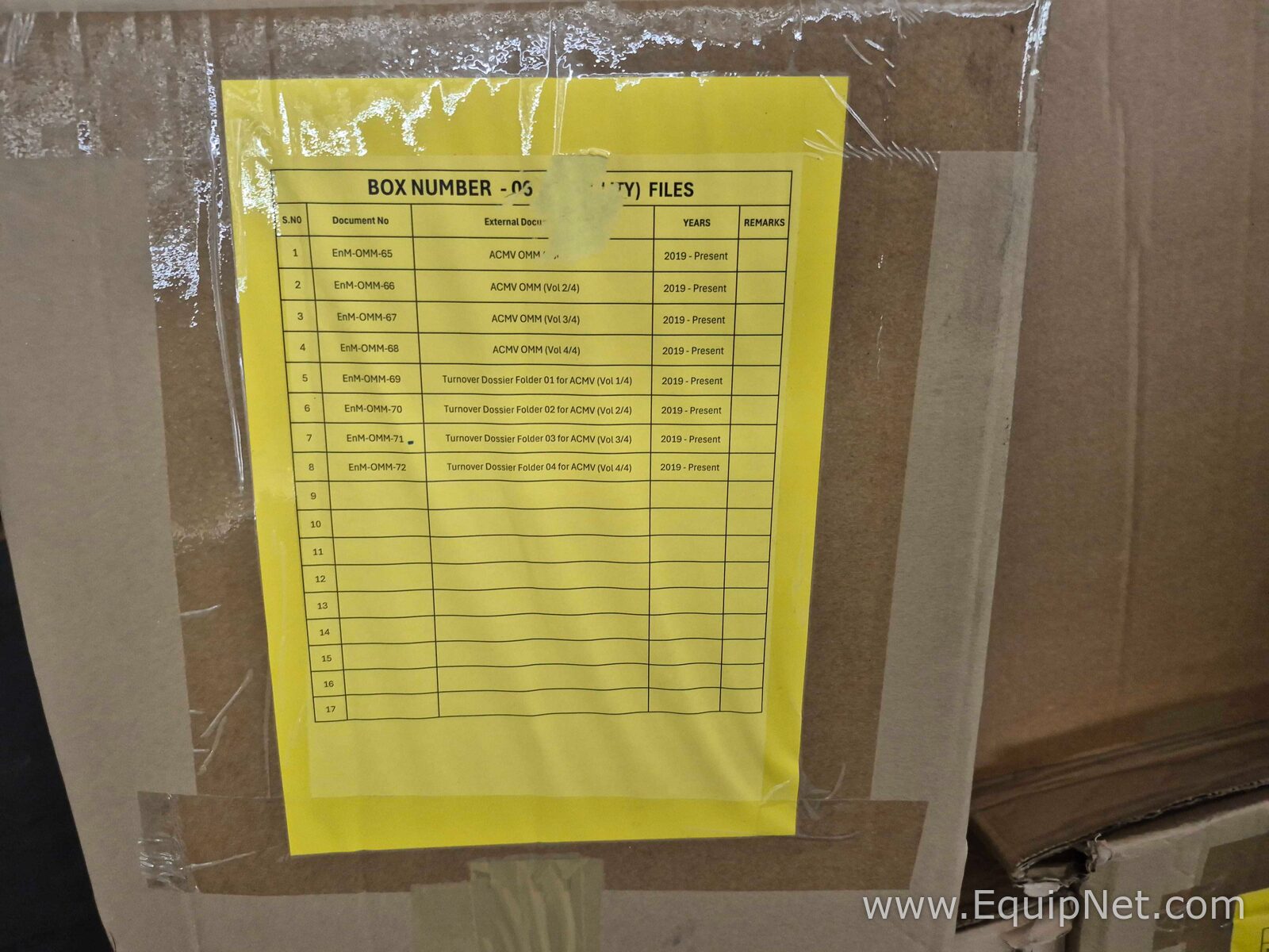 Linie Los aus  MRO/Reparaturteil Various 