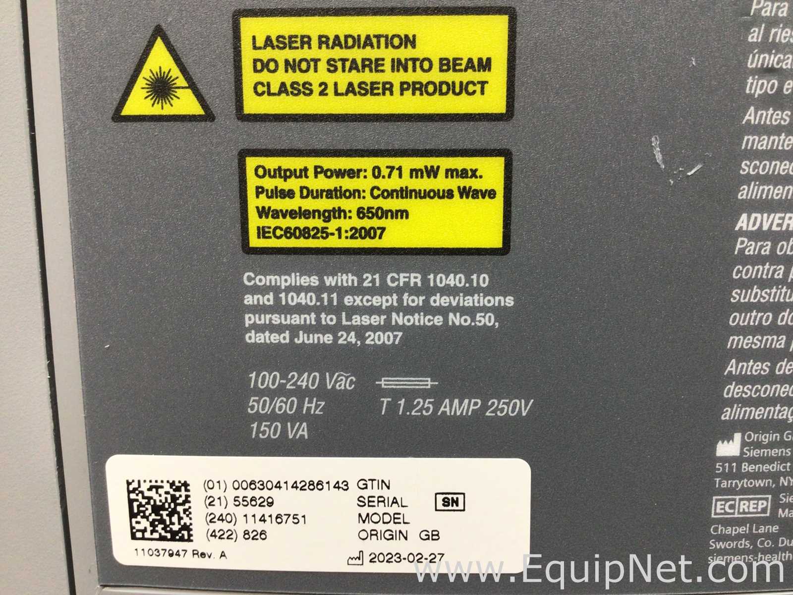 Siemens RapidPoint 500e Blood Gas Analyzer