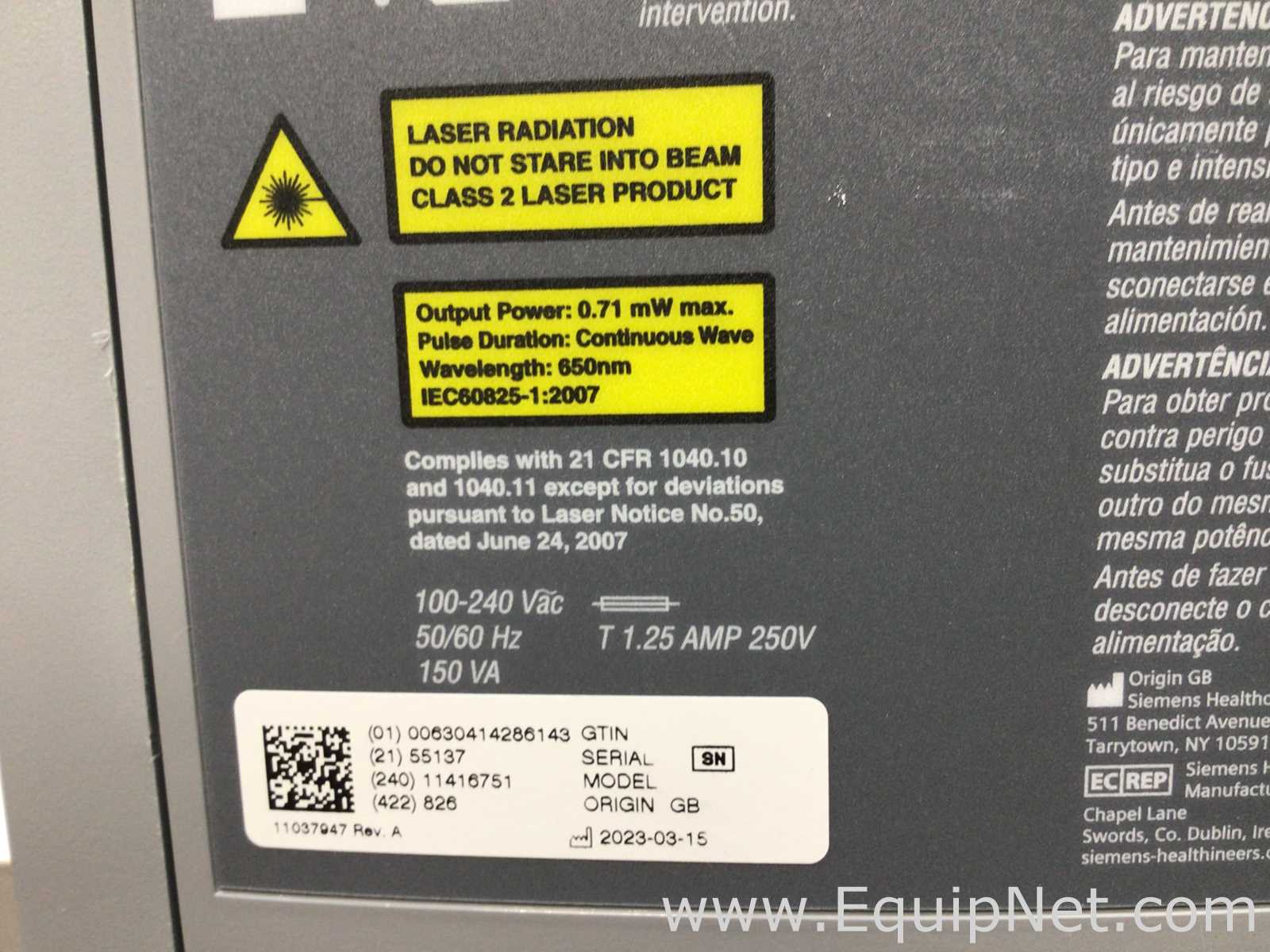 Siemens RapidPoint 500e Blood Gas Analyzer