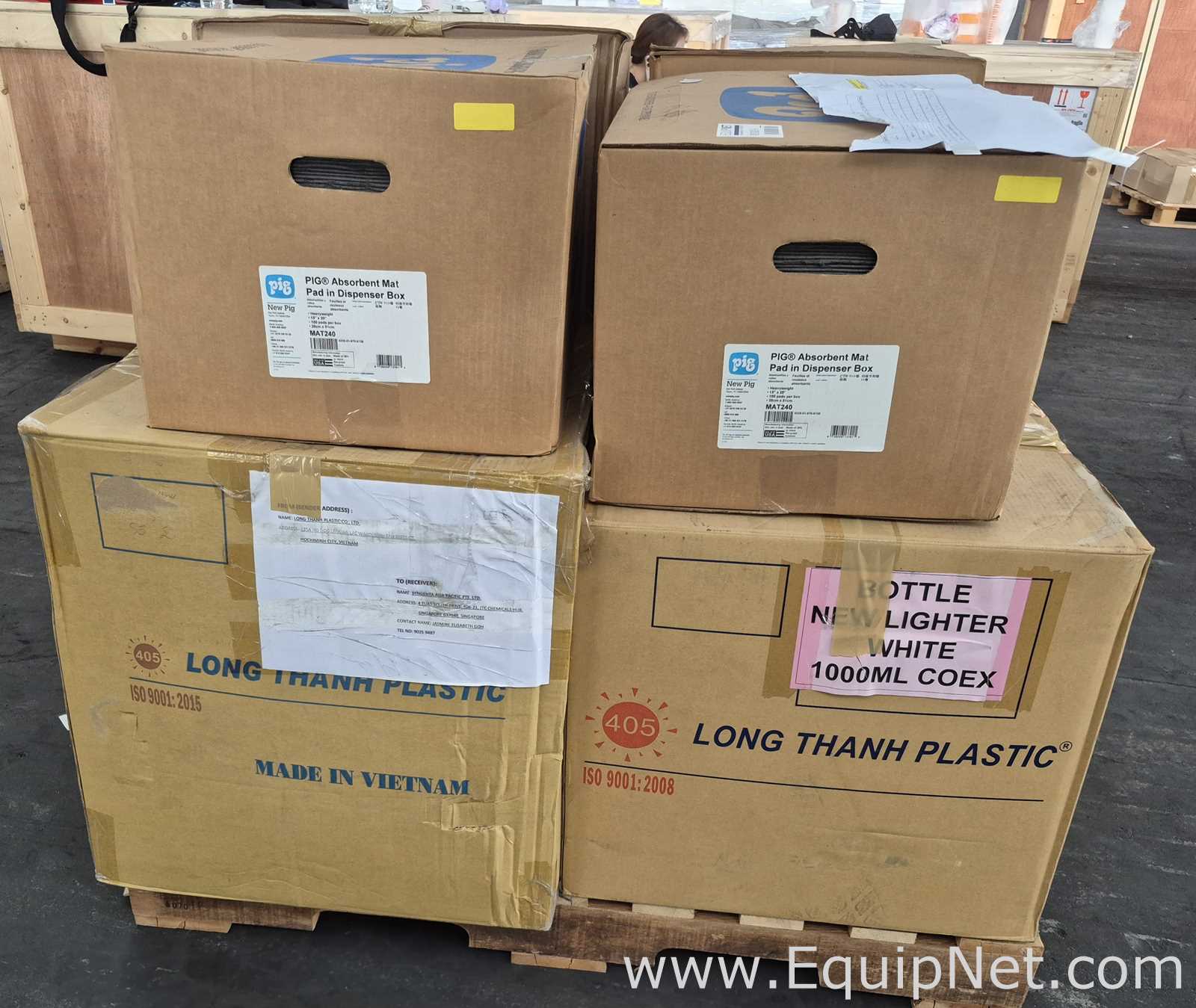 Lot of Absorbant Mat, Sock and Sample Bottles - Pallet No 72
