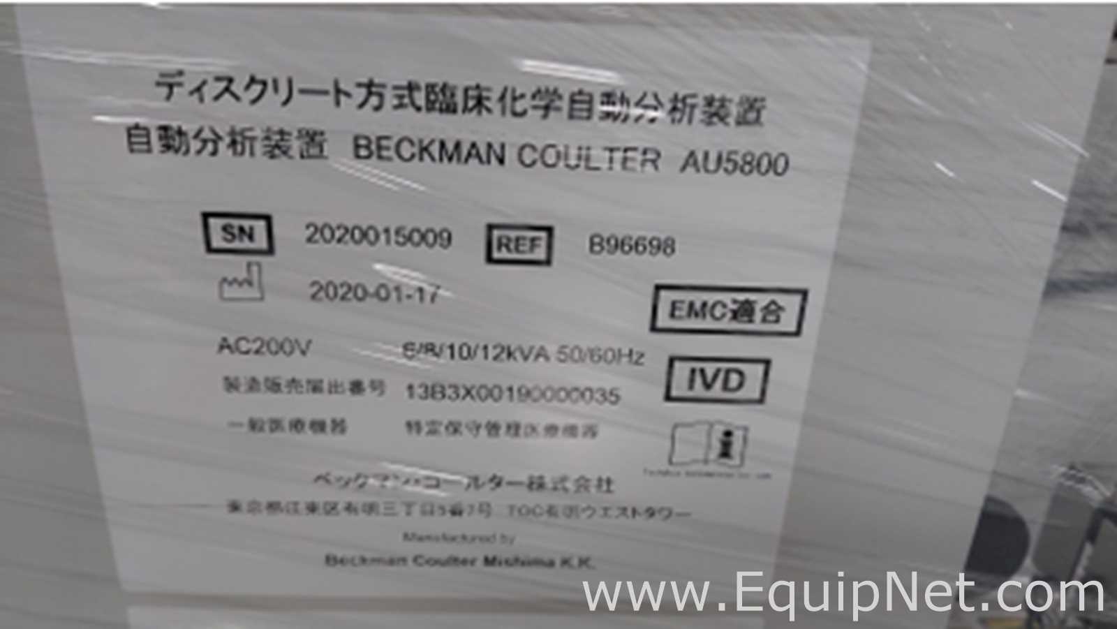 Beckman Coulter AU5800 Chemistry Analyzer