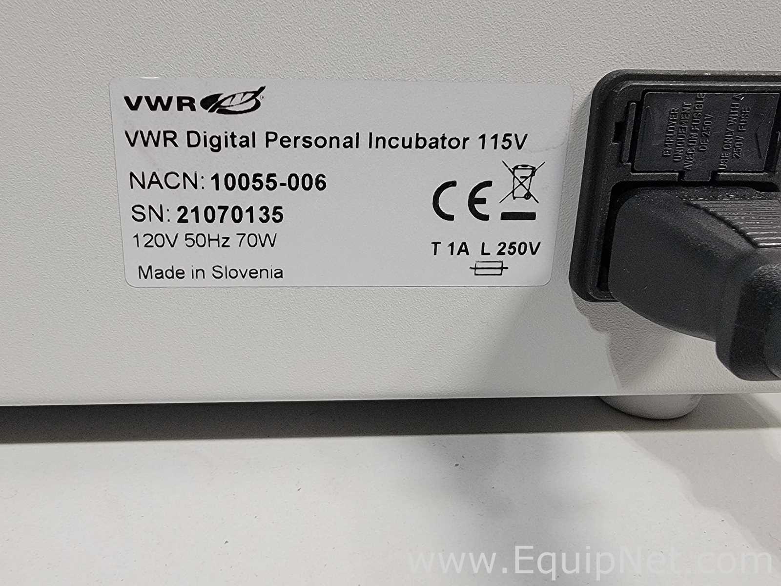 Incubadora VWR Digital Personal Incubator