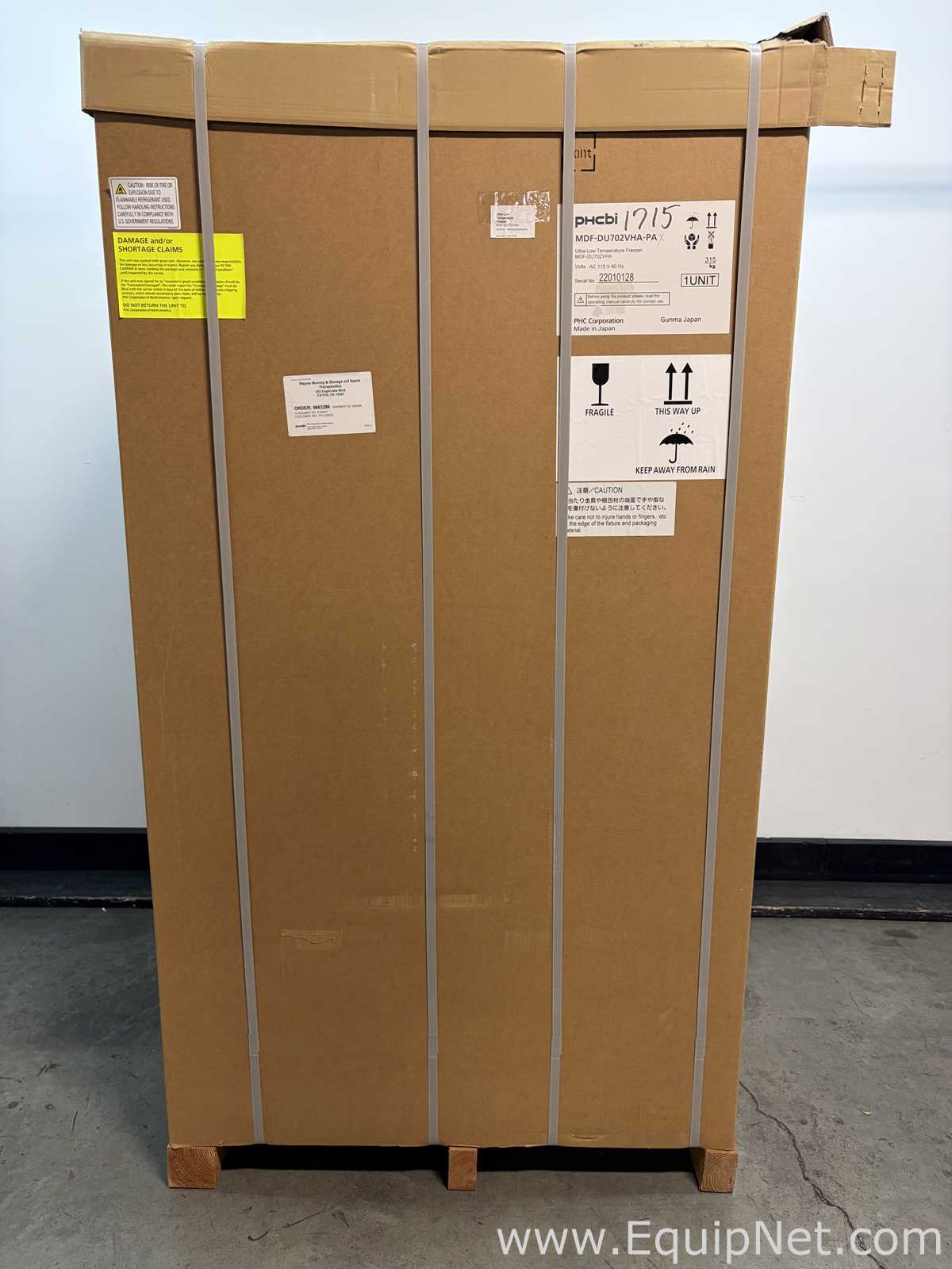 Freezer PHCBI MDF-DU702VHA-PA. Sem Uso