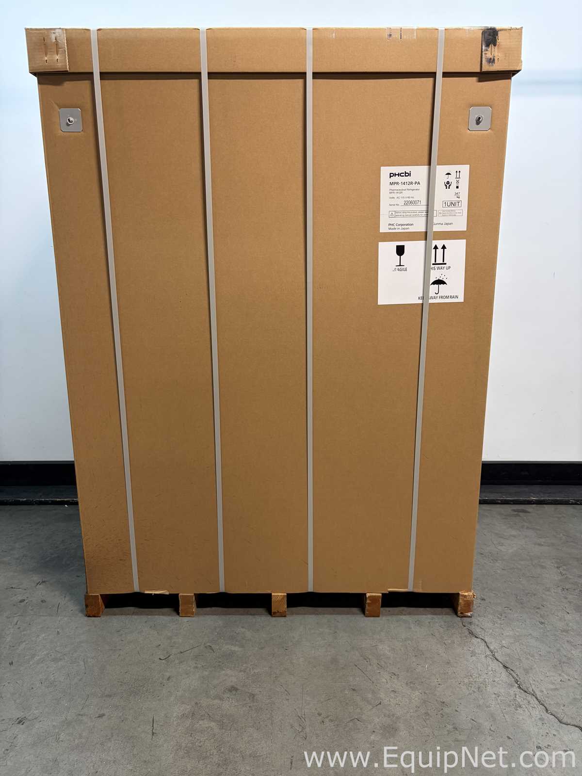 Unused PHCBI MPR-1412R-PA Pharmaceutical Refrigerator
