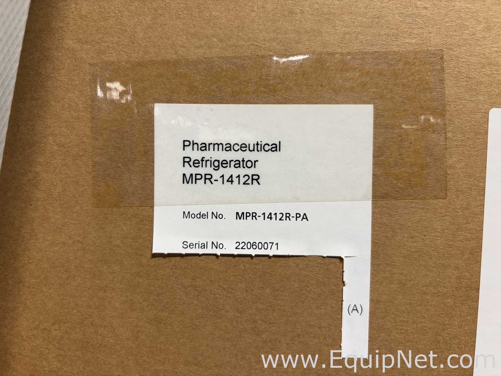 Unused PHCBI MPR-1412R-PA Pharmaceutical Refrigerator