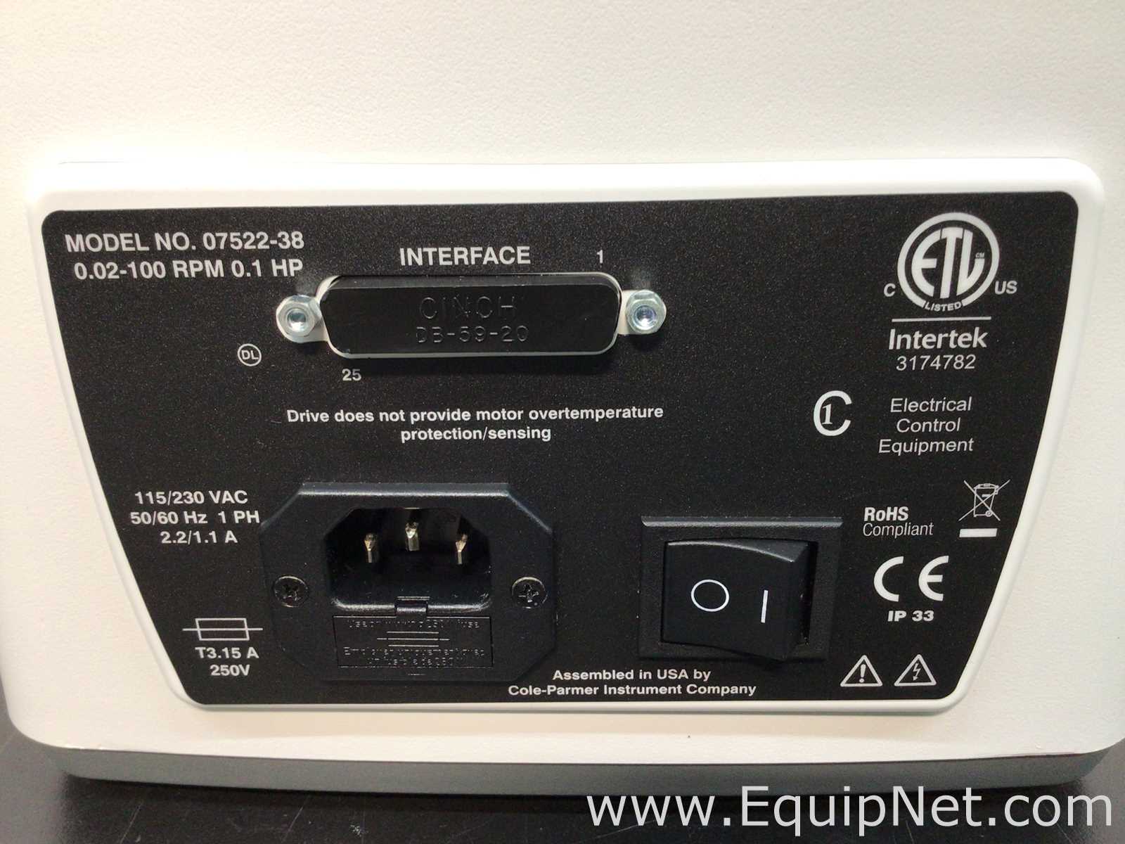 Lot Of 3 Cole-Parmer Masterflex Peristaltic Pump