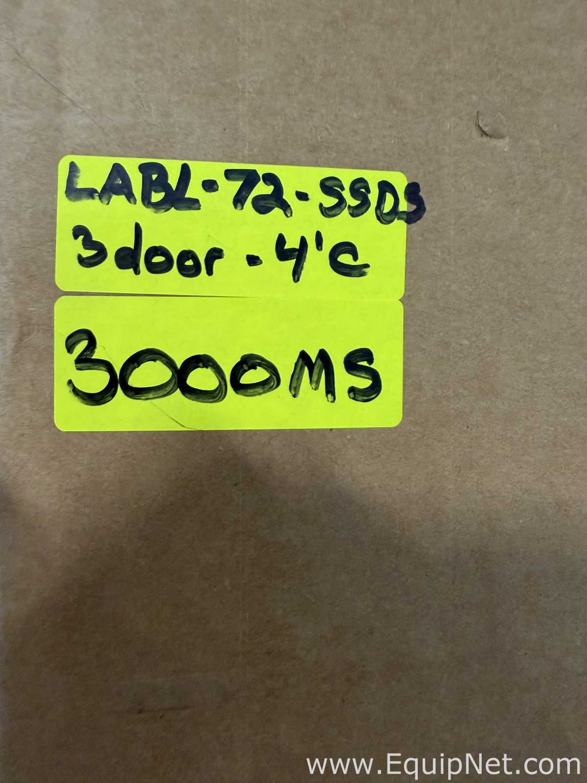 Unused LAB RepCo LABL-72-SSDS Futura PLUS Series Stainless Steel Laboratory Refrigerator