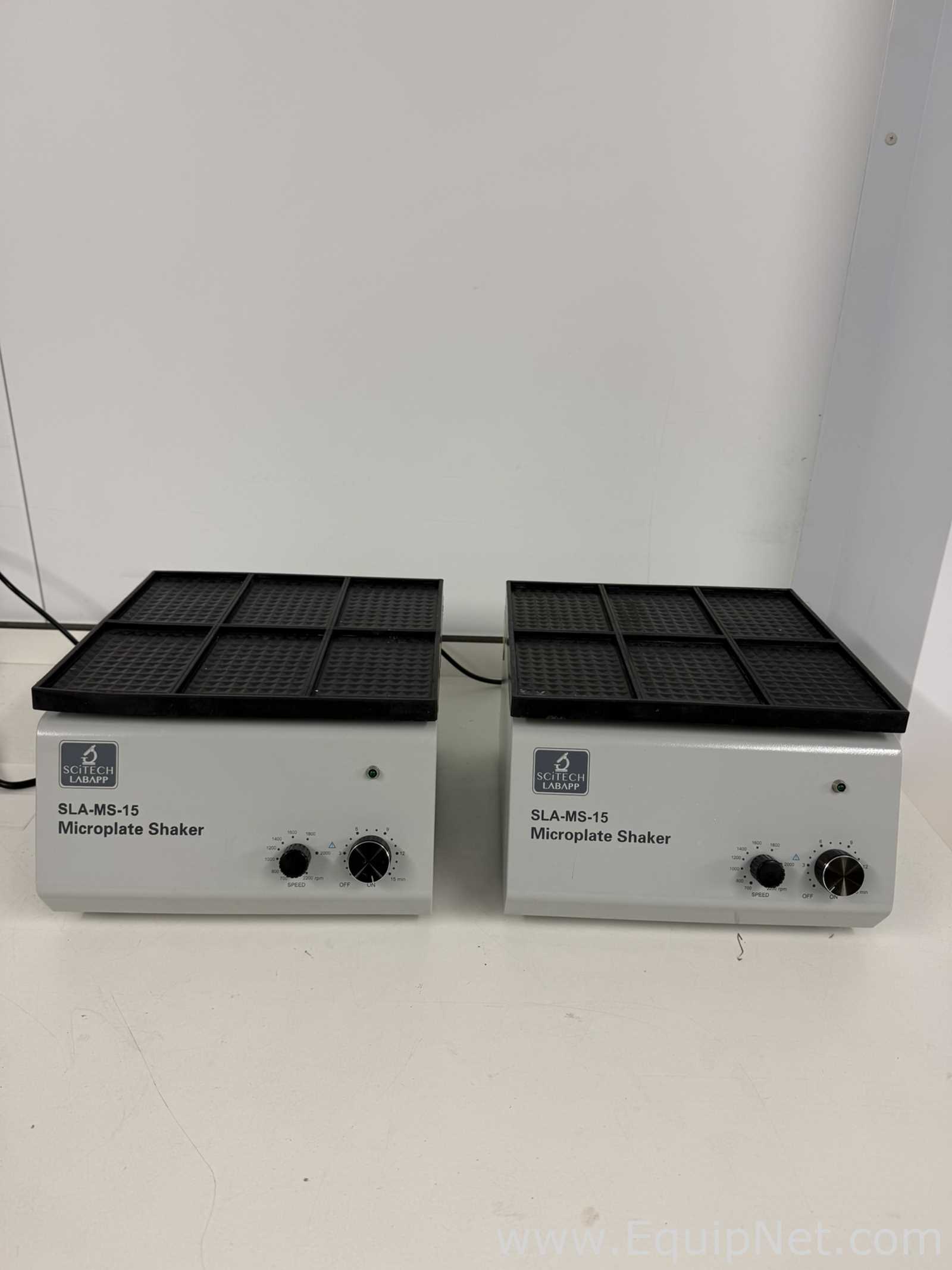 Lot of 2 SciTech SLA-MS-15 Microplate Shakers
