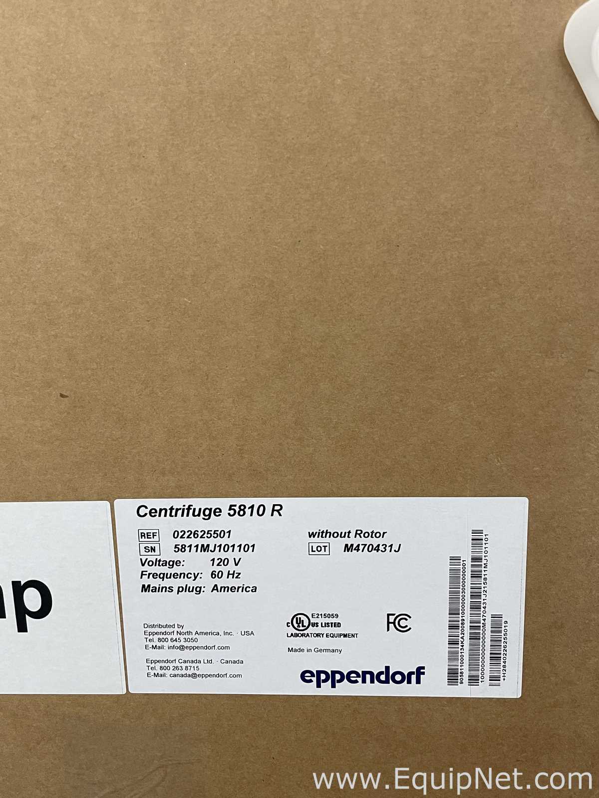 Centrífuga para Laboratórios Eppendorf 5810 R