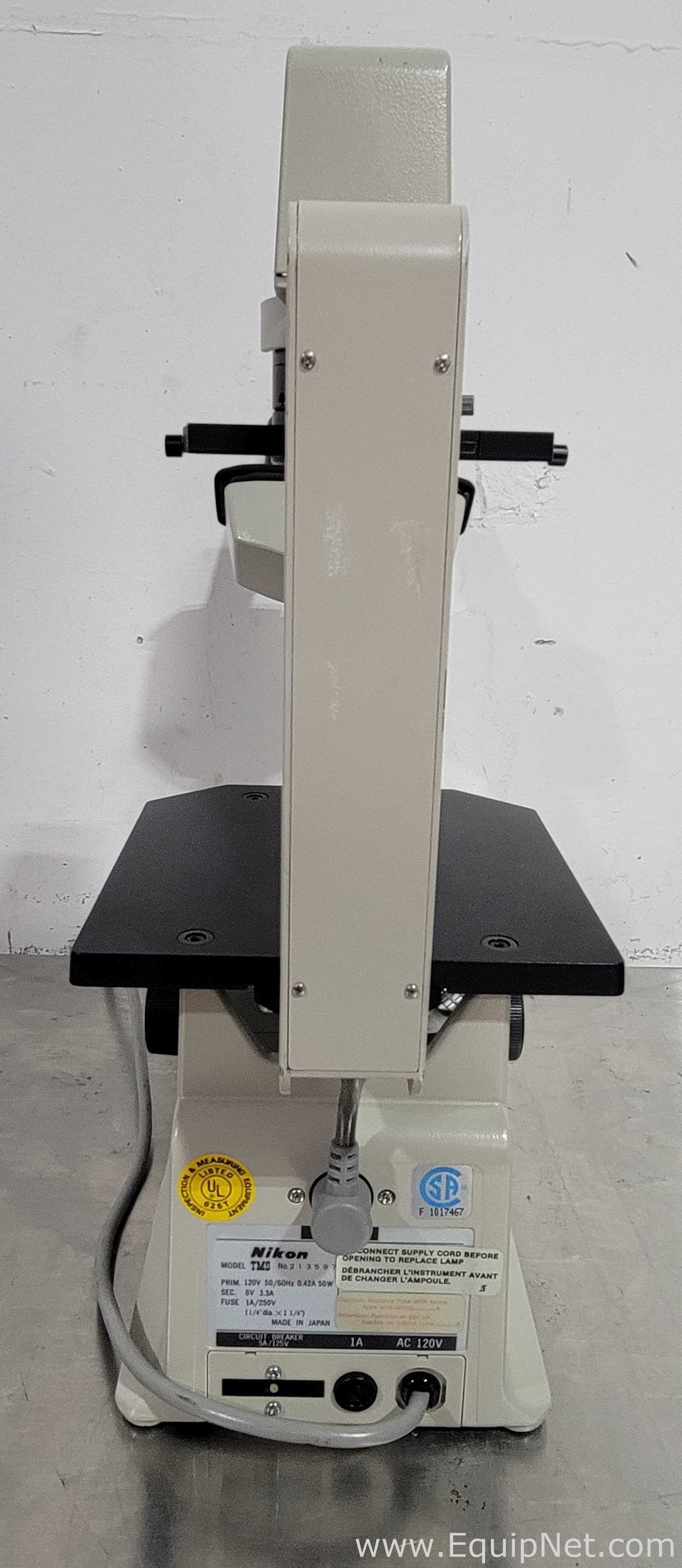 Nikon TMS Inverted Phase Contrast Microscope
