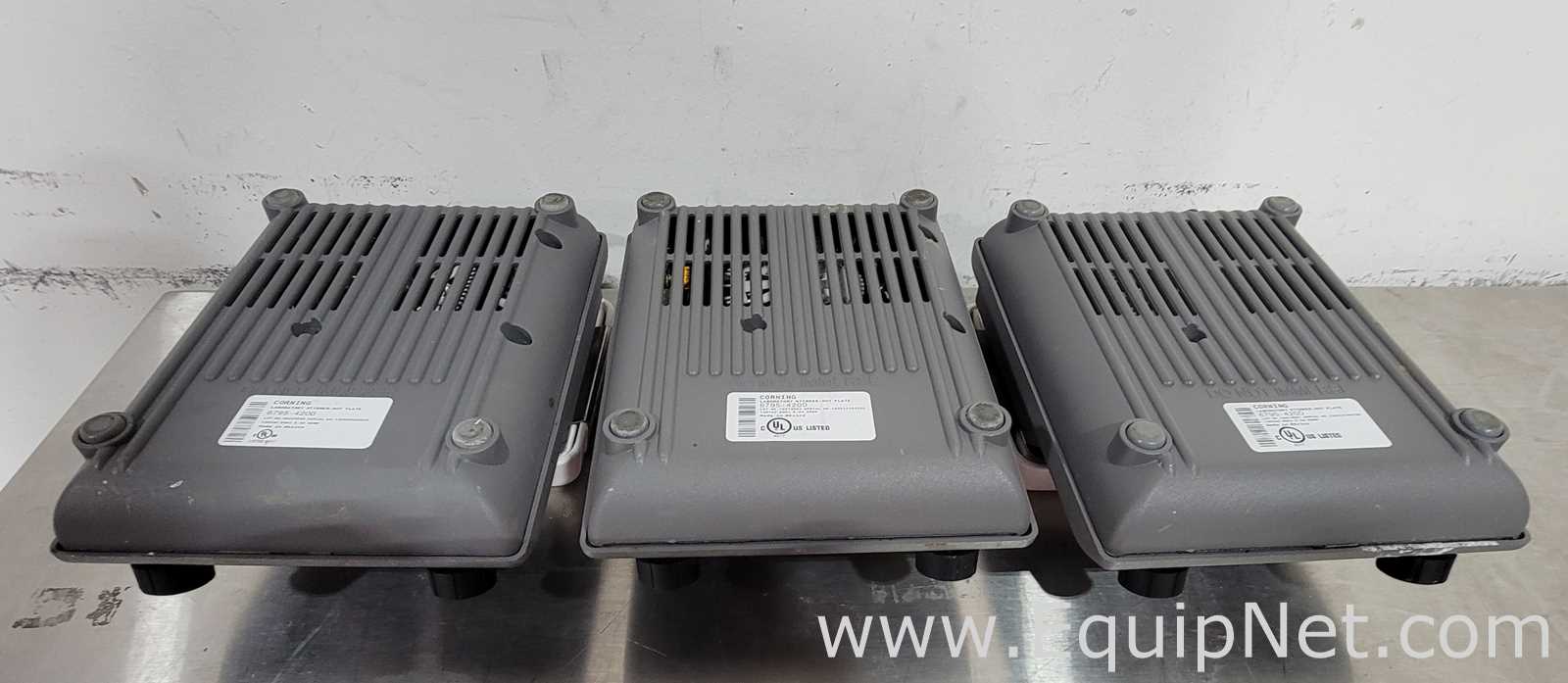 Lot of 3 Corning PC 420 D Stirrer and Hot Plate