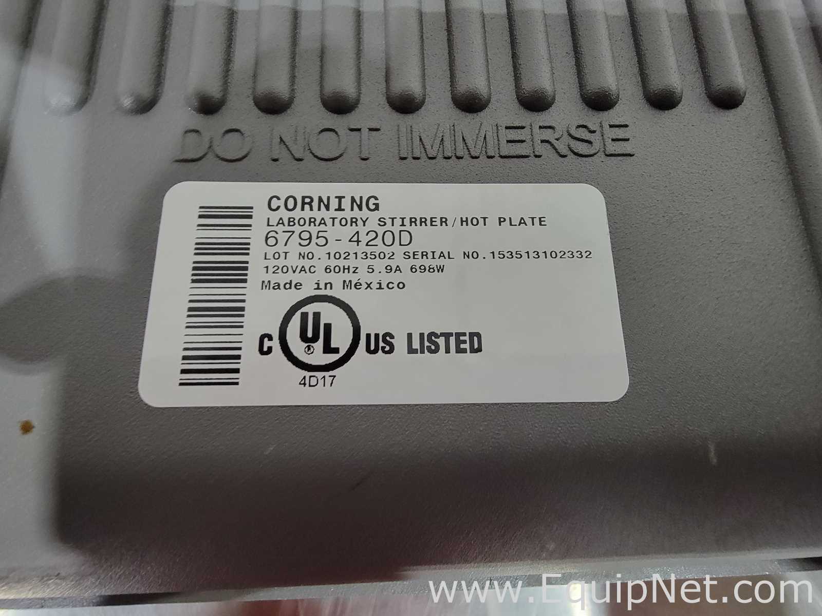 Lot of 3 Corning PC 420 D Stirrer and Hot Plate
