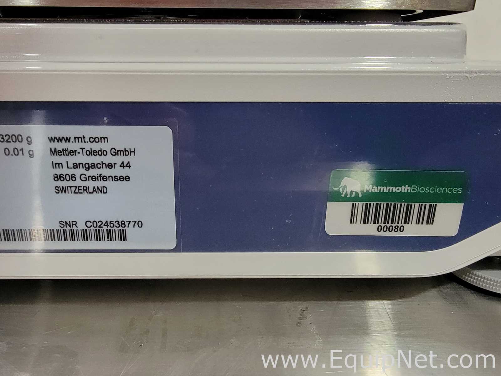 Mettler Toledo MS3002TS/00 Balance