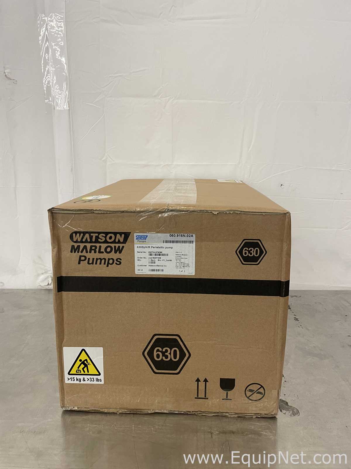 Watson Marlow 630Bpn/R Peristaltic Pump new in original box