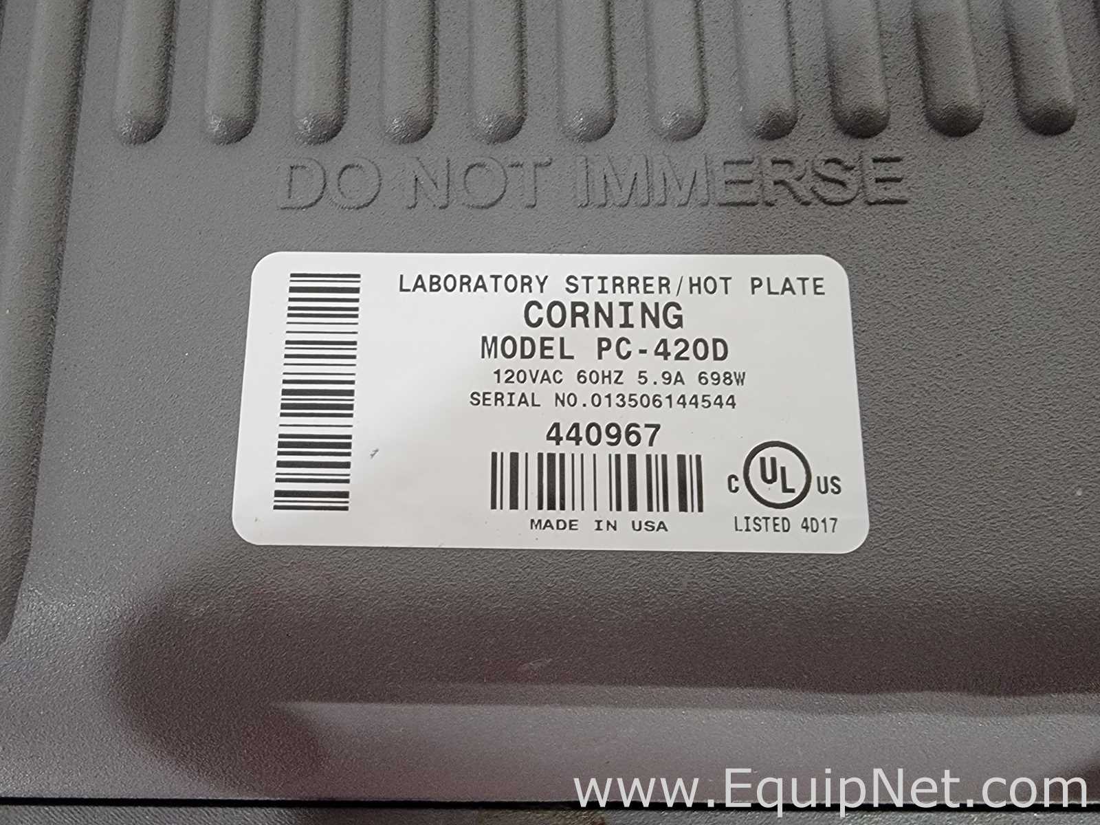 Corning PC-420D and PC-420 Stirrer and Hot Plate