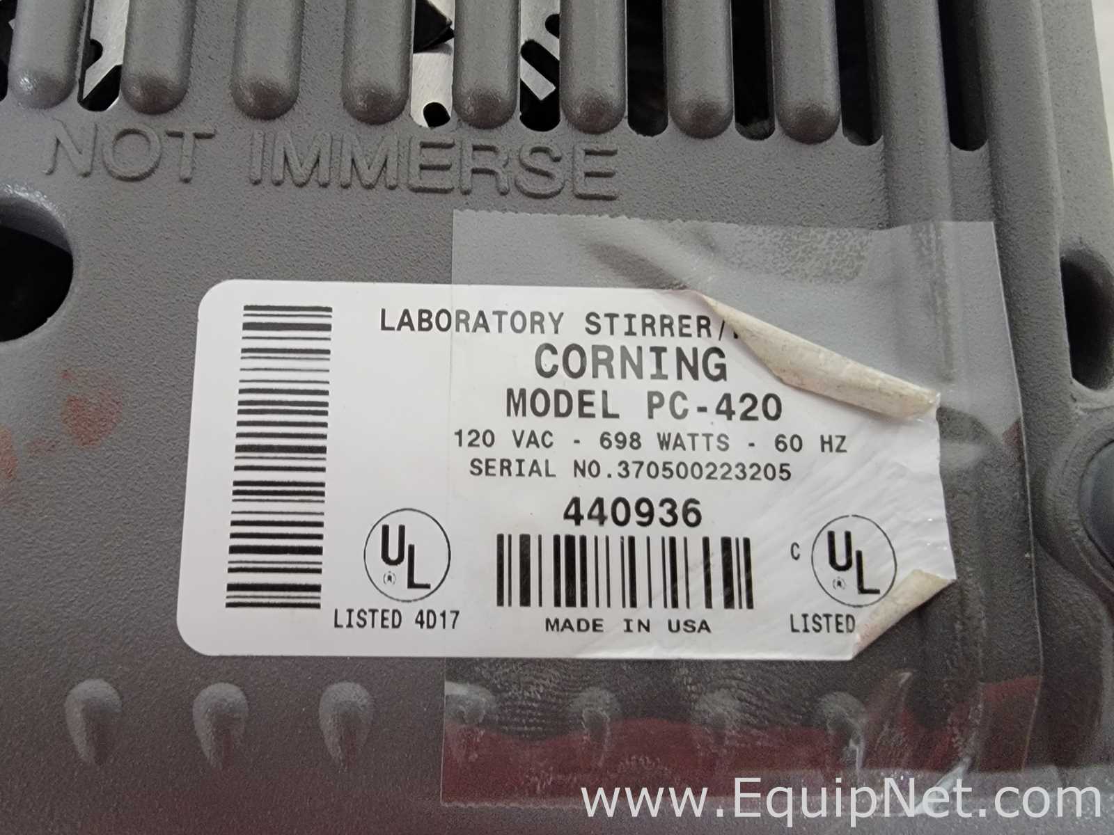 Corning PC-420D and PC-420 Stirrer and Hot Plate