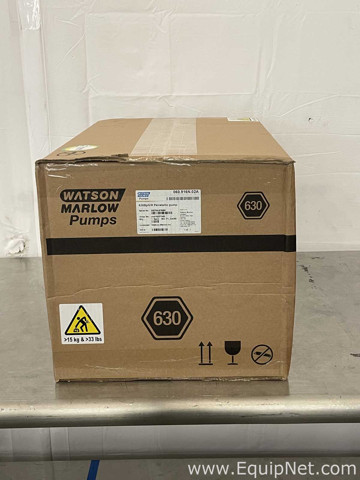 Watson Marlow 630Bpn/R Peristaltic Pump new in original box