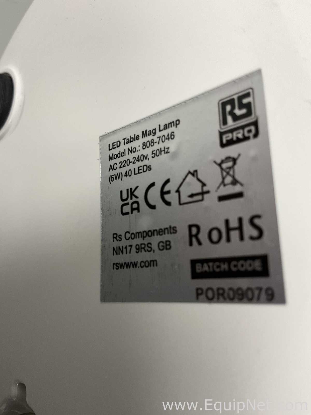 RS Components Ltd 808-7046 LED Magnetic Table Lamp