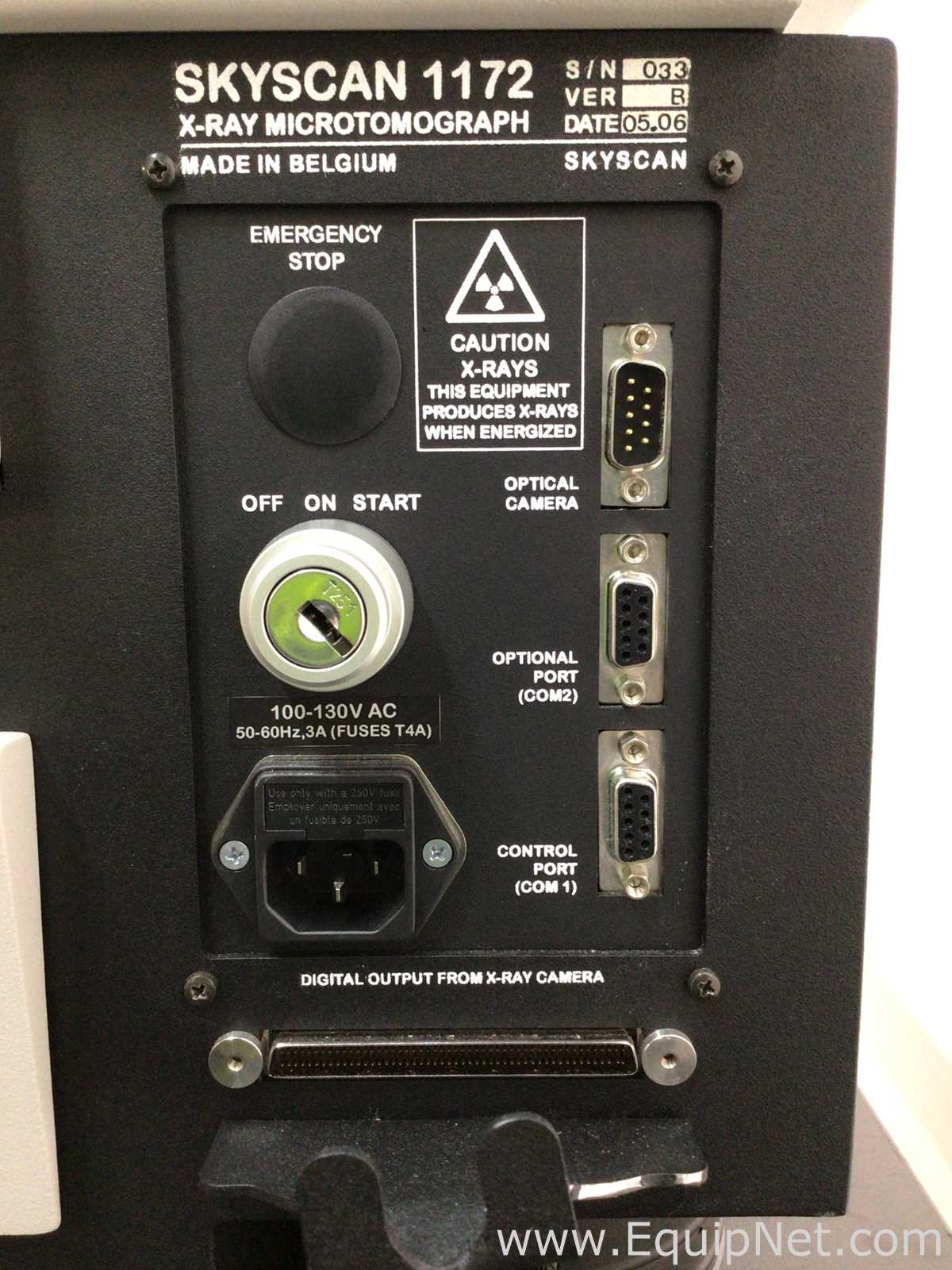 Inspeção de Raios-X Skyscan 1172